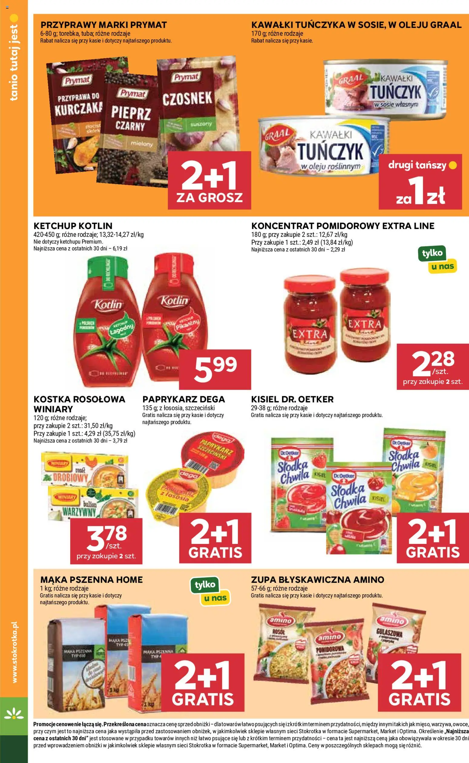 Stokrotka gazetka - Market od 02.07.2026 | Strona: 14 | Produkty: Stokrotka, Tuńczyk w oleju, Przyprawy, Pieprz