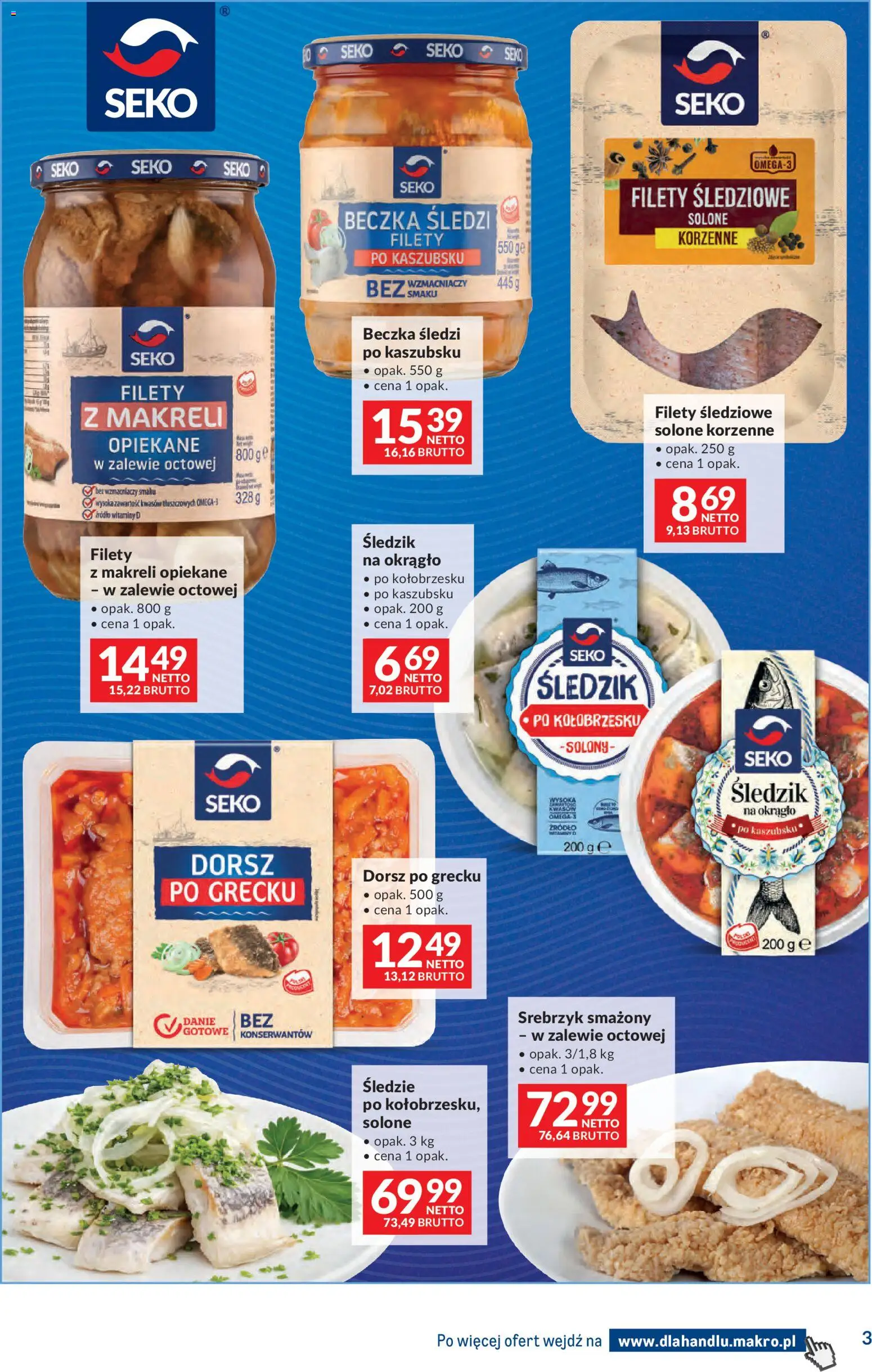 Makro gazetka - Dystrybucja do sklepów od 09.06.2026 | Strona: 3 | Produkty: Dorsz