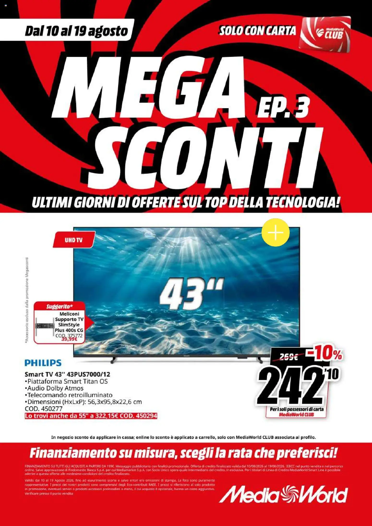 Volantino Media World del 10/08/2026 | Pagina: 28