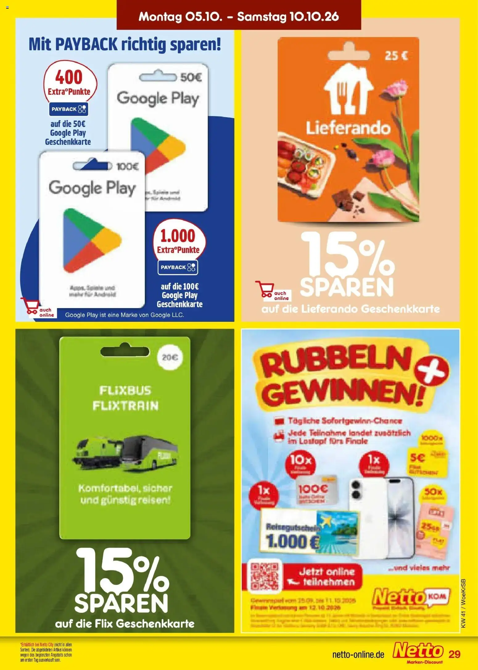Netto Marken-Discount Prospekt Baesweiler (ab 05.10.2026) » Angebote | Seite: 35