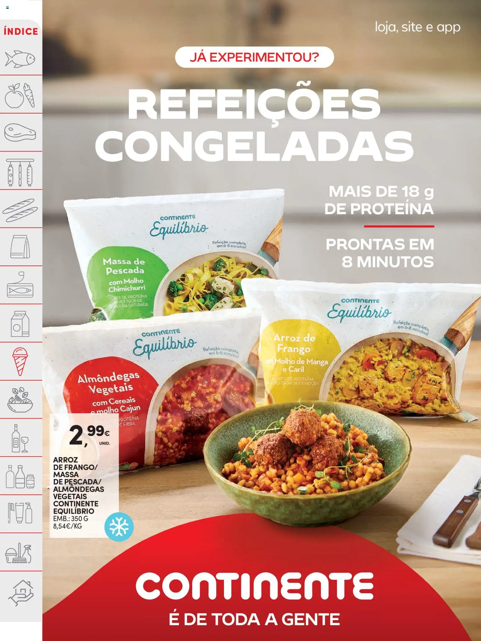 Continente folheto │ válido de 14.04.2026 | Página: 30 | Produtos: Frango, Arroz, Massa, Proteina