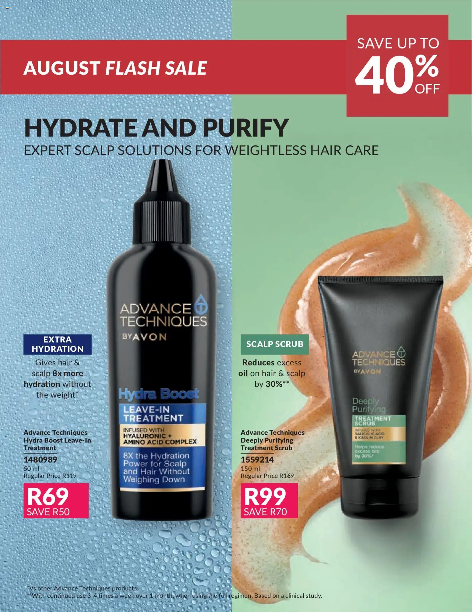 New Avon catalogue – valid from 24/08/2026 | Page: 27 | Products: Oil, Clay, Scrub