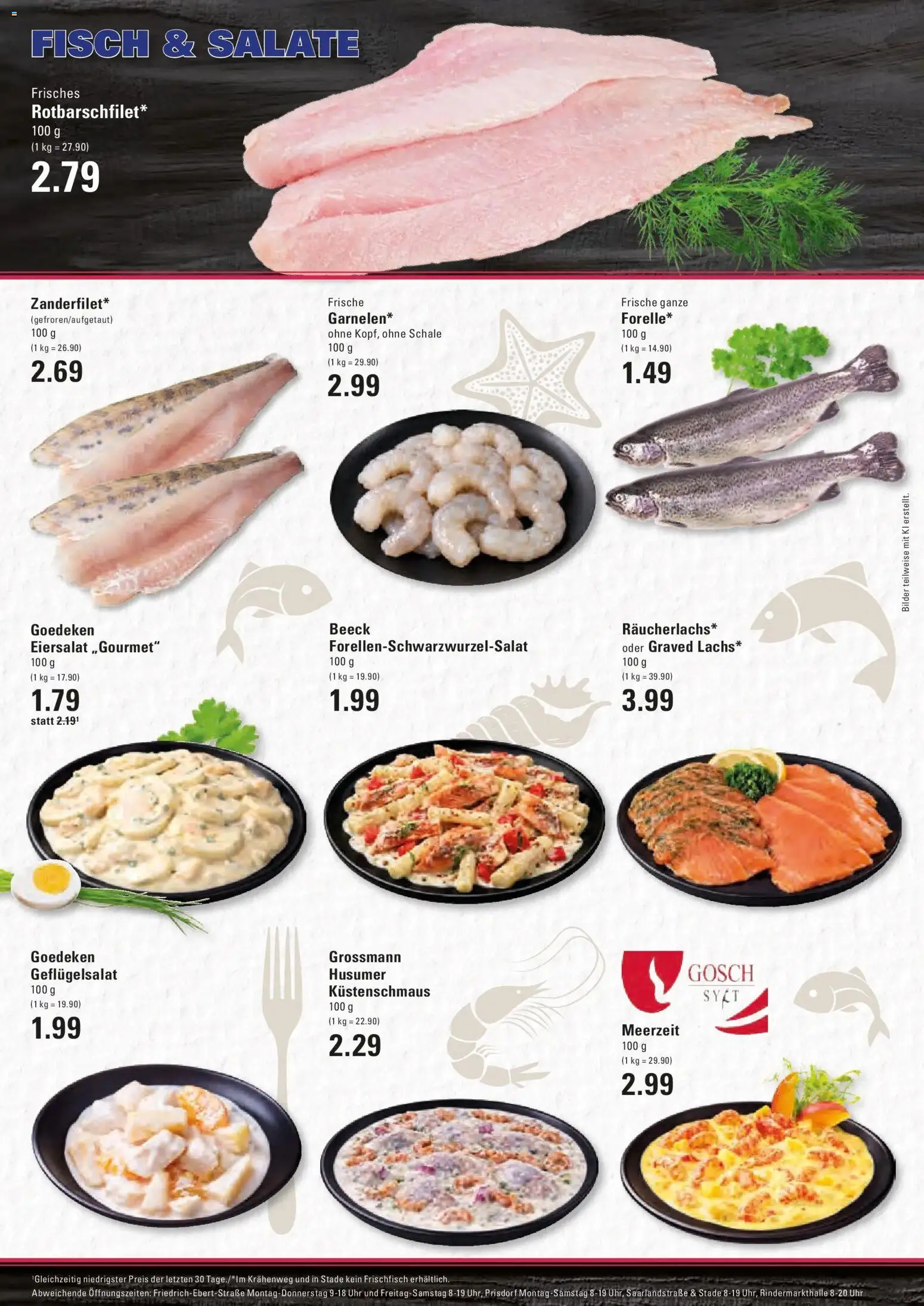 Edeka Prospekt Hamburg (ab 05.10.2026) » Angebote Online | Seite: 6 | Produkte: Fisch, Bilder, Uhr