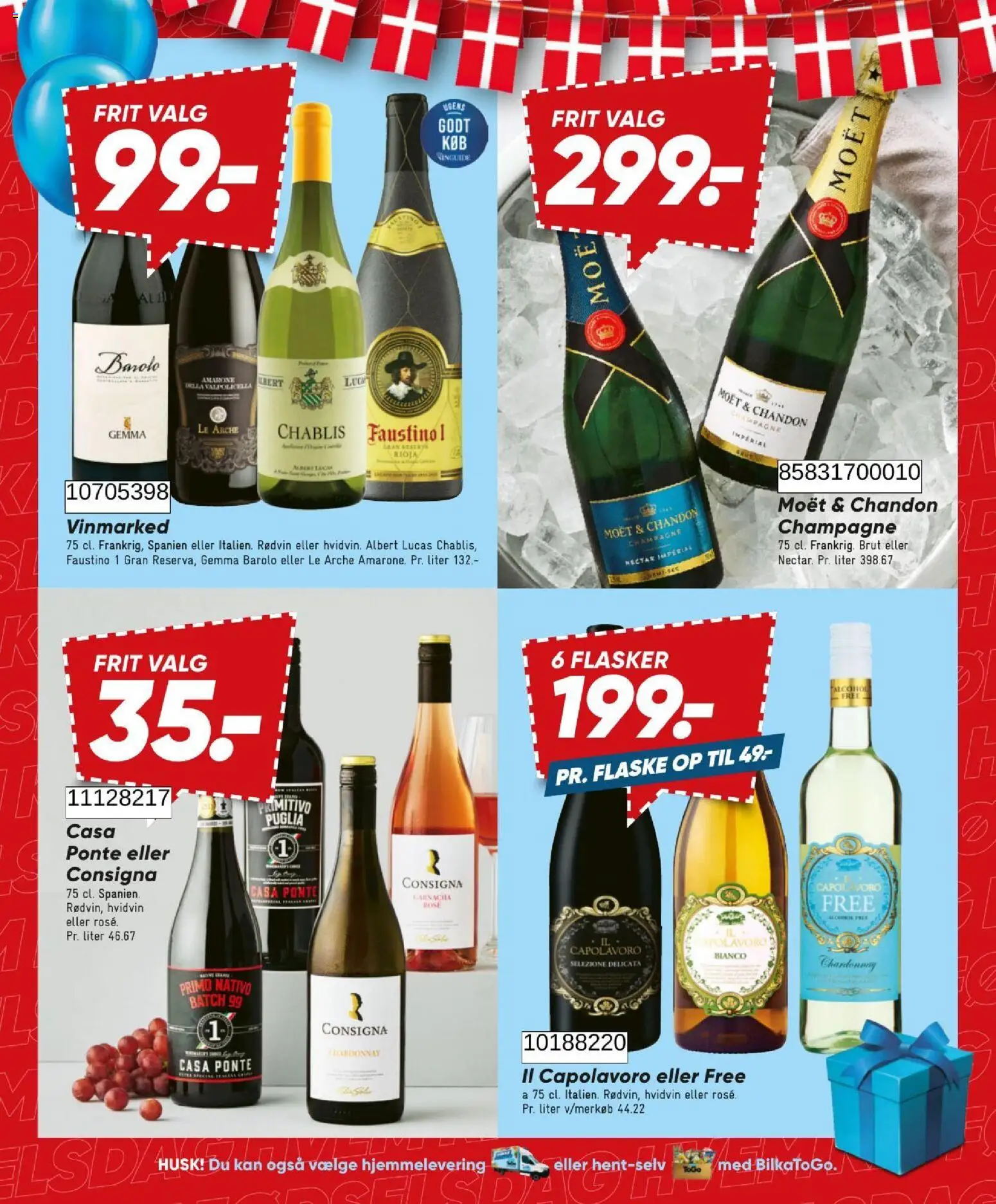 Bilka tilbudsavis – gyldig fra 31/07/2026 | Side: 40 | Produkter: Hvidvin, Moët, Rødvin