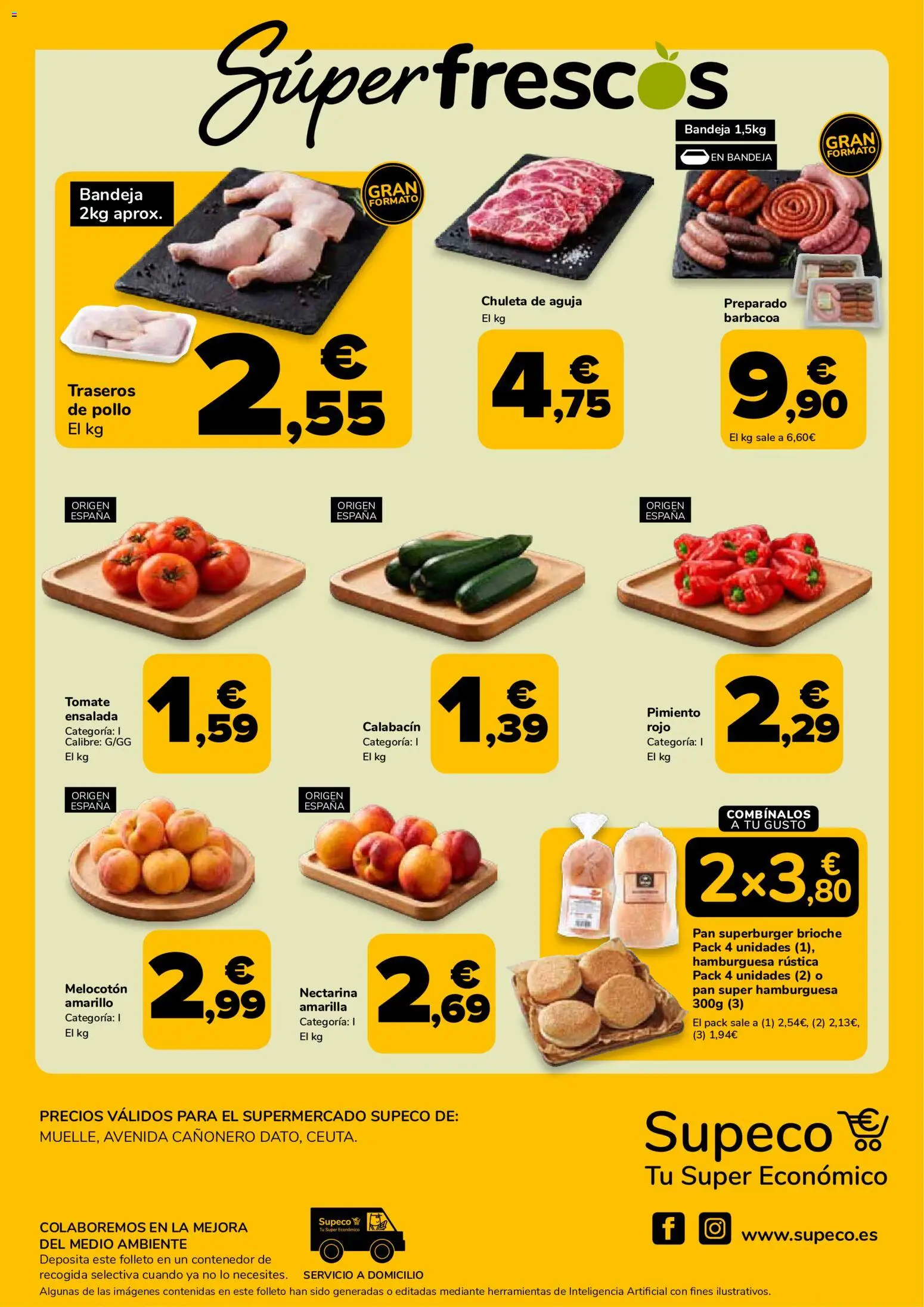 Supeco folleto │ válido desde el 18.06.2026 | Página: 4 | Productos: Calabacín, Pan, Κάδος απορρυμάτων, Ensalada