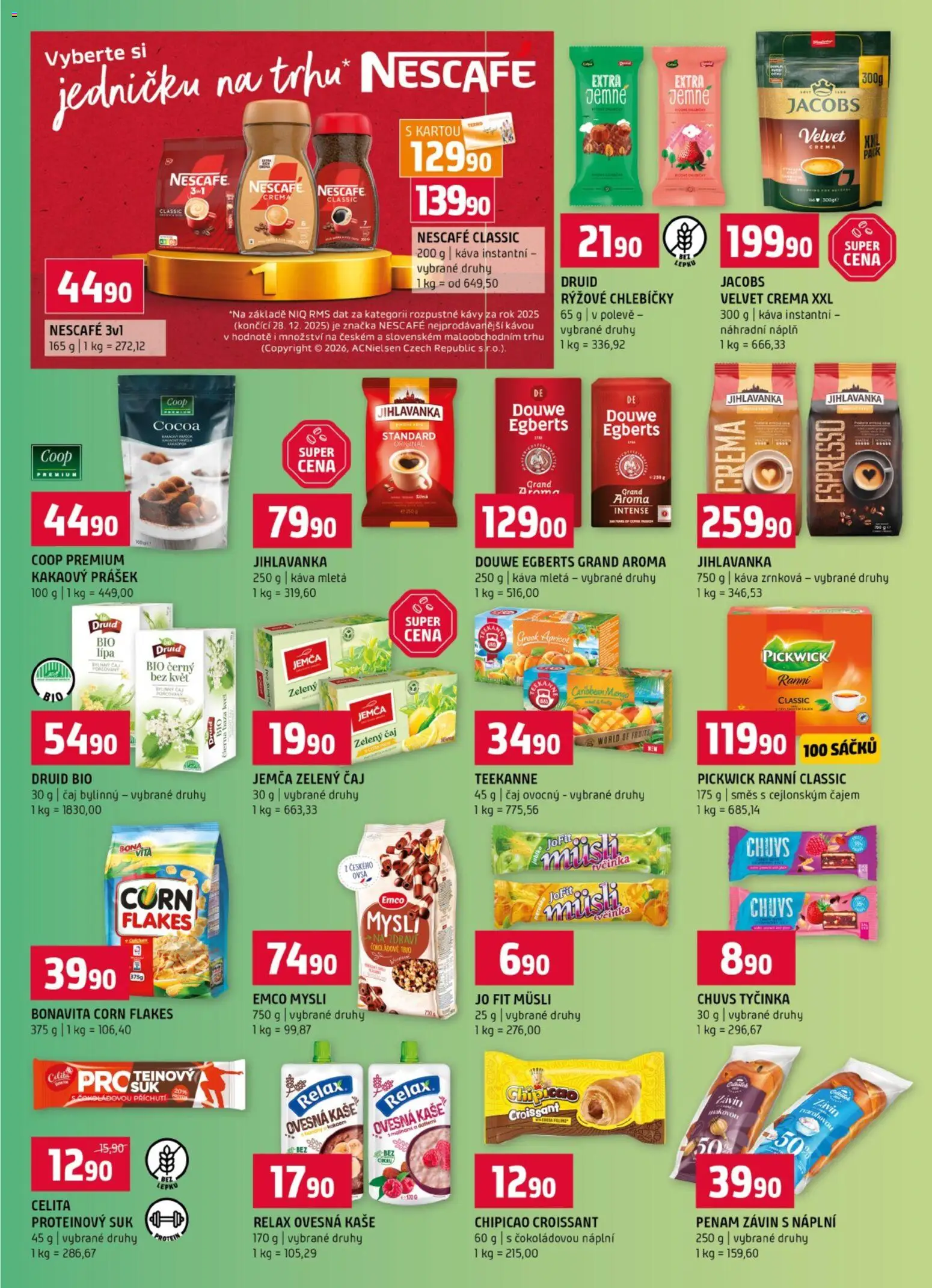 Terno leták od 15.07.2026 | Strana: 9 | Produkty: Mango, Douwe Egberts, Rýžové chlebíčky, Nescafé