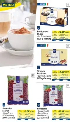 Metro Monats-Menü ab 01.07.2026 gültig | Seite: 19 | Produkte: Himbeeren, Mascarpone