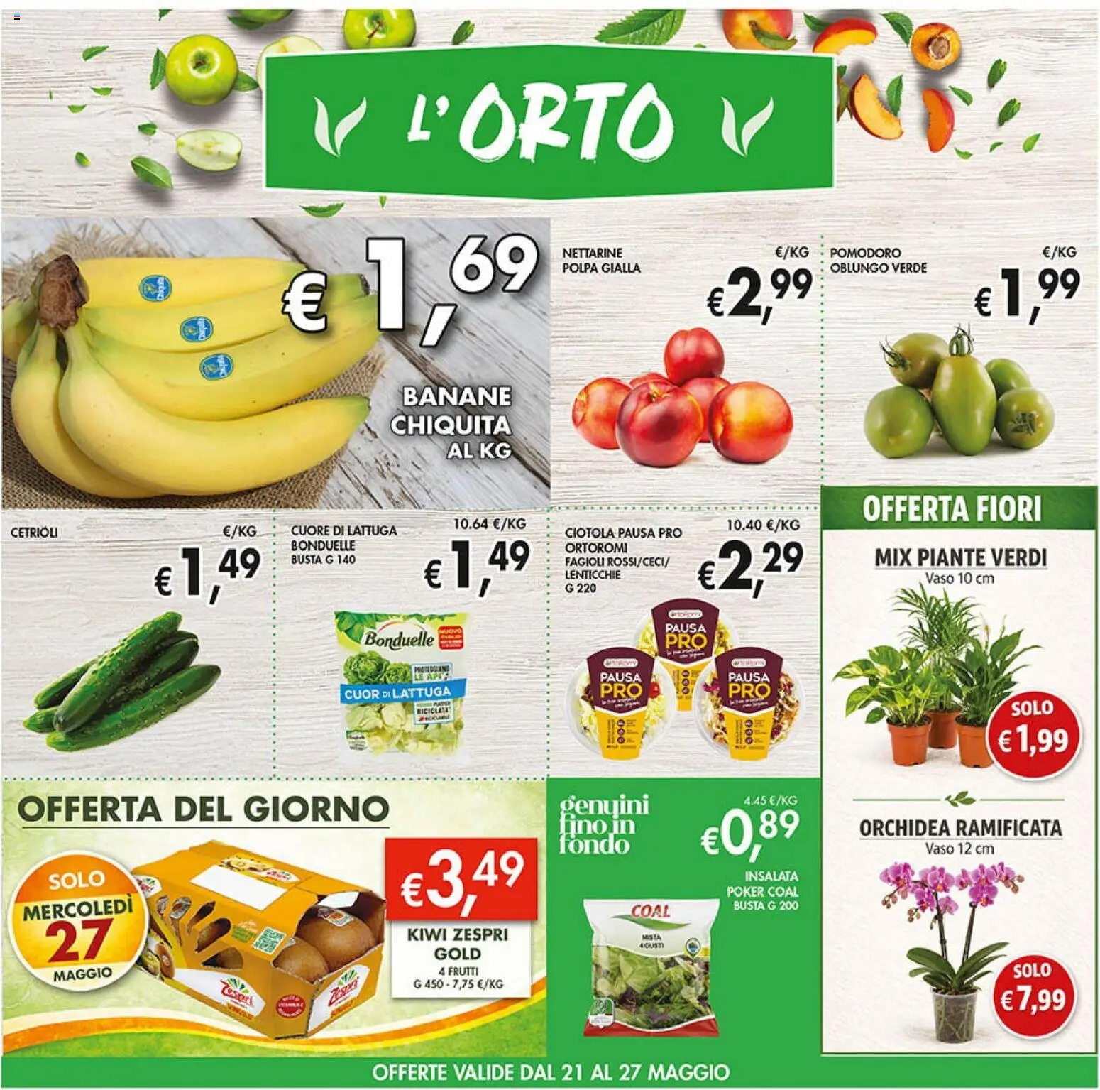Volantino Coal del 21.05.2026 | Pagina: 4 | Prodotti: Banane, Fagioli, Lenticchie, Vaso