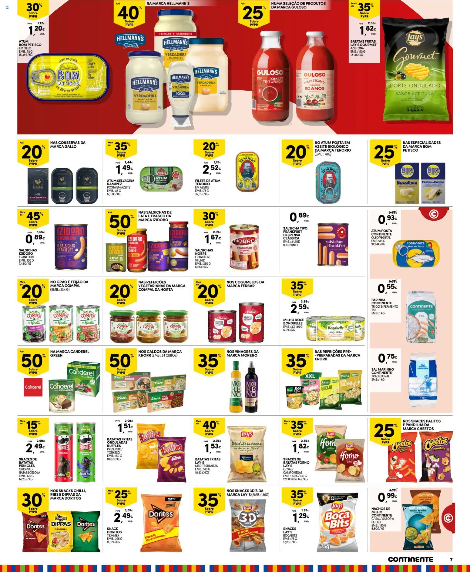 Continente Madeira │ válido de 05.05.2026 | Página: 7 | Produtos: Atum, Sal, Tomate, Cogumelos