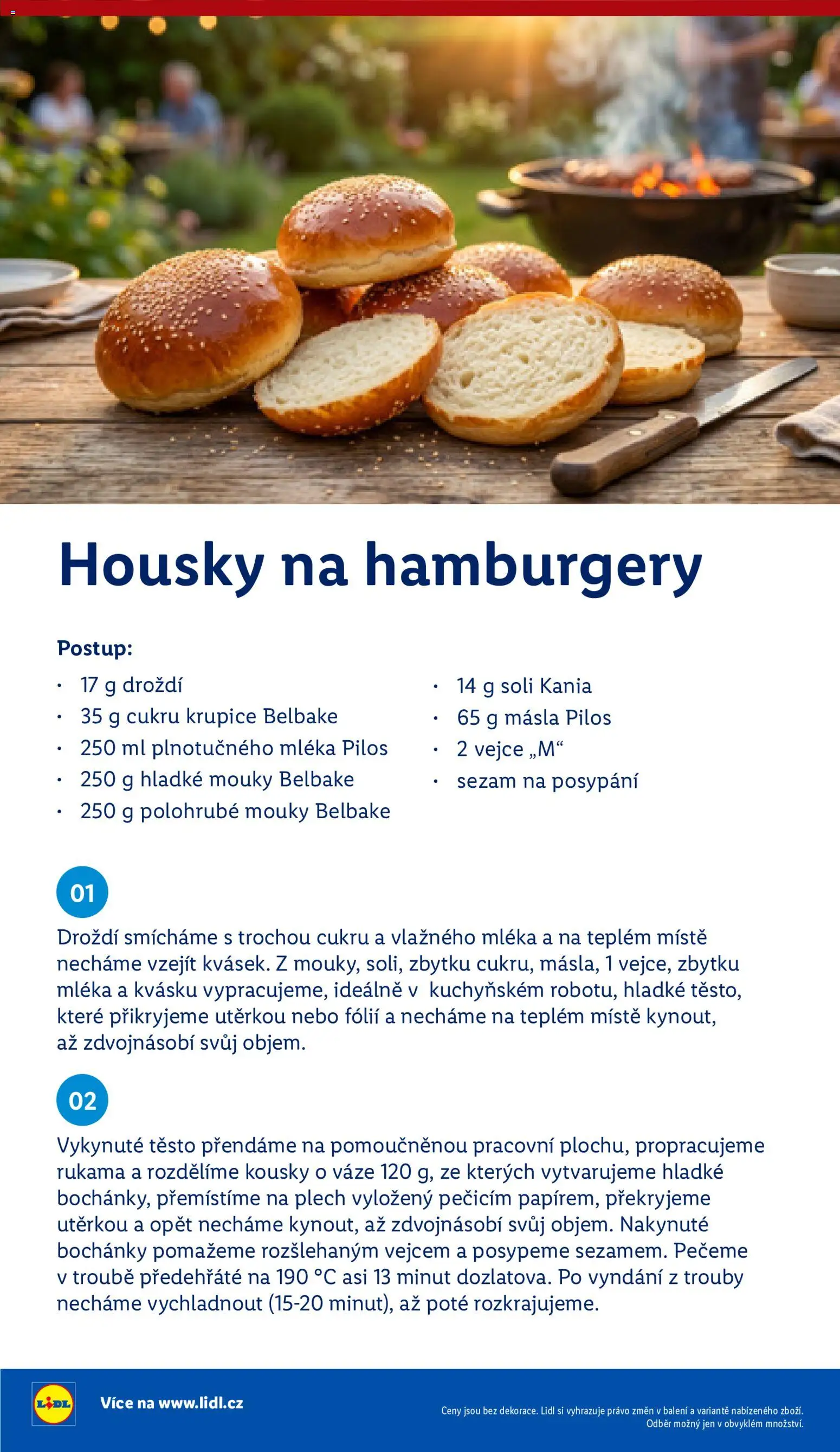 Lidl leták - Vše pro skvělé grilování od 05.05.2026 | Strana: 30 | Produkty: Hamburger, Vejce, Krupice, Plech
