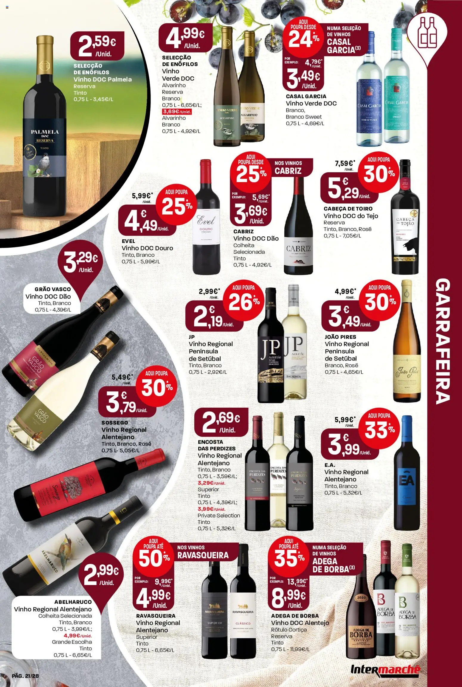 Intermarché folheto Contact │ válido de 29/10/2026 | Página: 21 | Produtos: Vinho, Vinho tinto