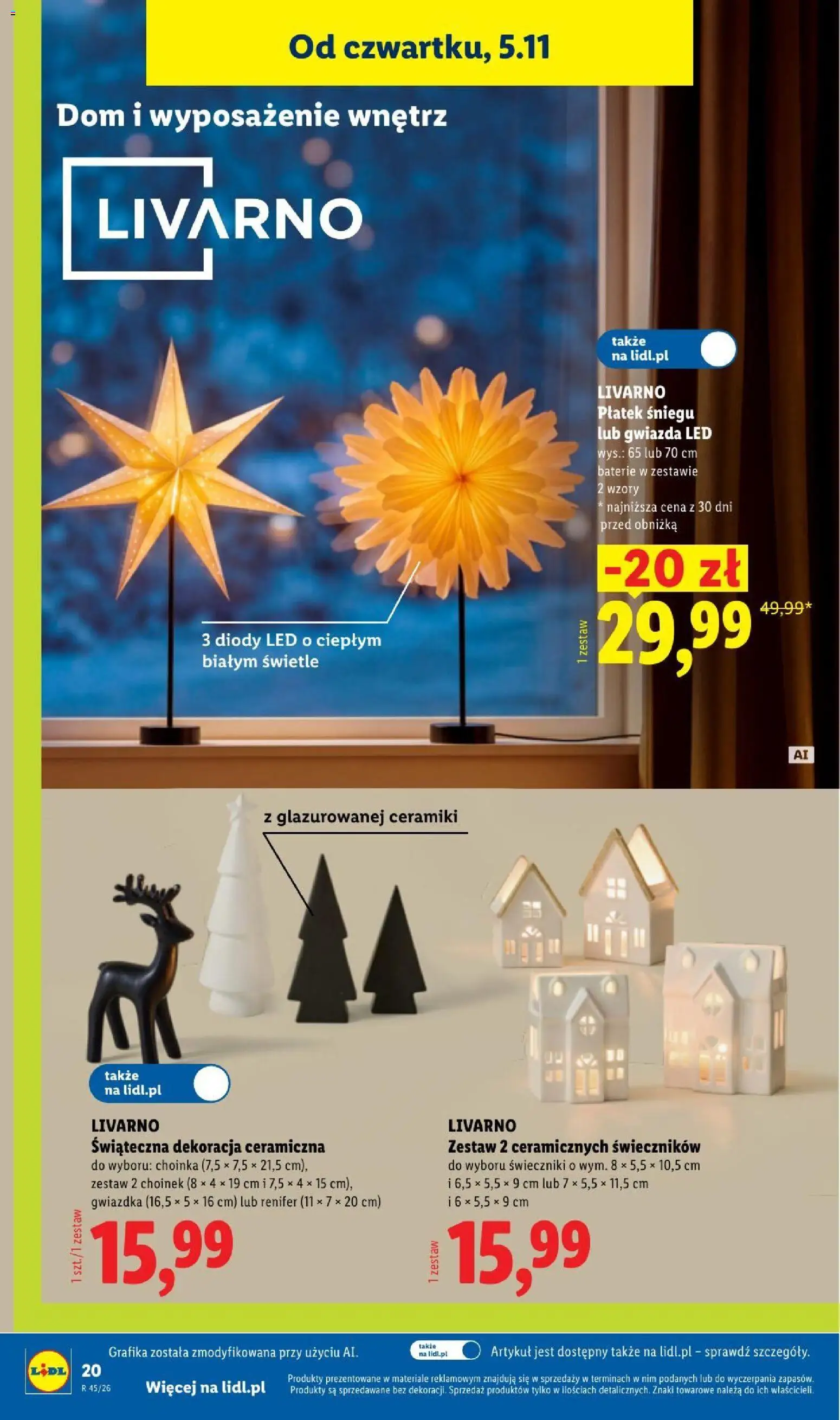 Lidl Katalog od 02.11.2026 | Strona: 26 | Produkty: Choinka, Baterie
