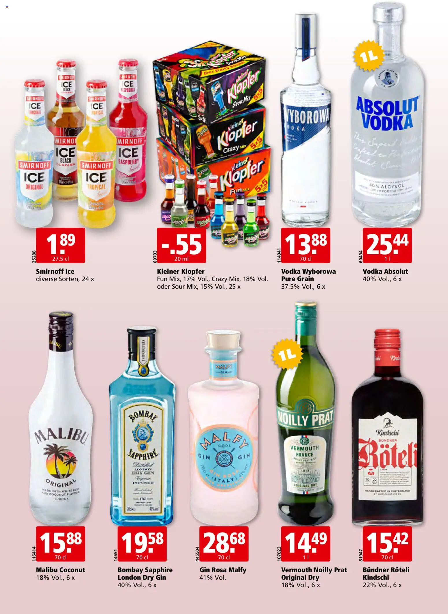 Aligro aktionen Schlieren, Gossau SG, Frauenfeld, Rapperswil-Jona, Sargans, Bern – gültig ab 29.06.2026 | Seite: 26 | Produkte: Gin