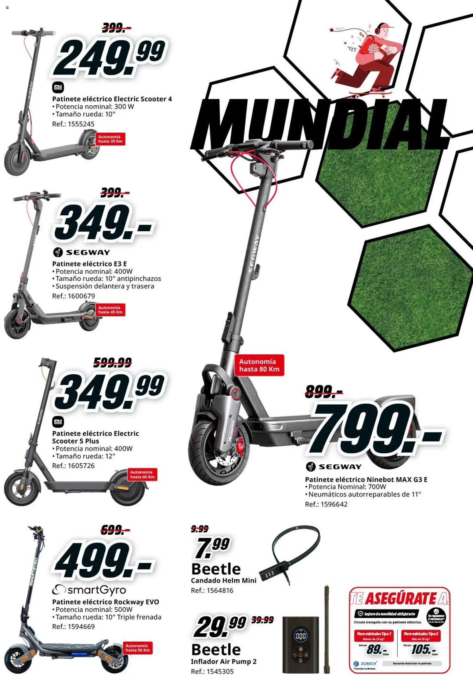 Media Markt folleto │ válido desde el 05.06.2026 | Página: 6 | Productos: Patinete, Té, Inflador, Ελιές