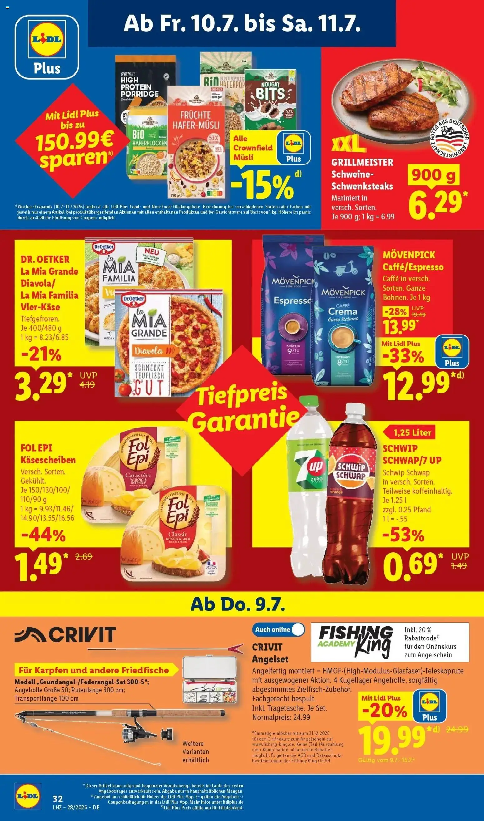 Lidl Prospekt Plettenberg – gültig ab 06.07.2026 | Seite: 60 | Produkte: Musli, Schwip schwap, Pizza