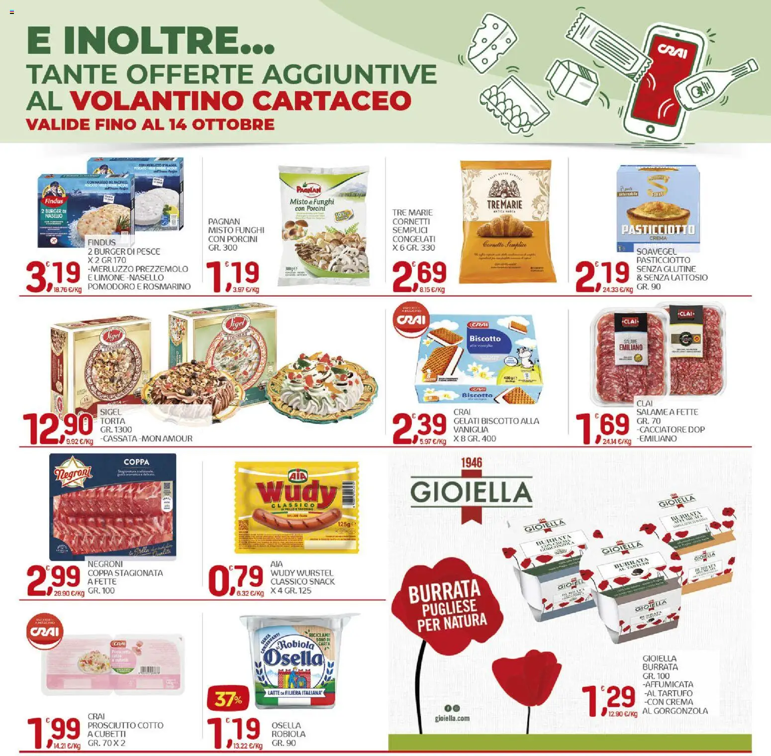 Volantino CRAI del 01/10/2026 | Pagina: 19 | Prodotti: Rosmarino, Prosciutto Cotto, Limone, Prezzemolo