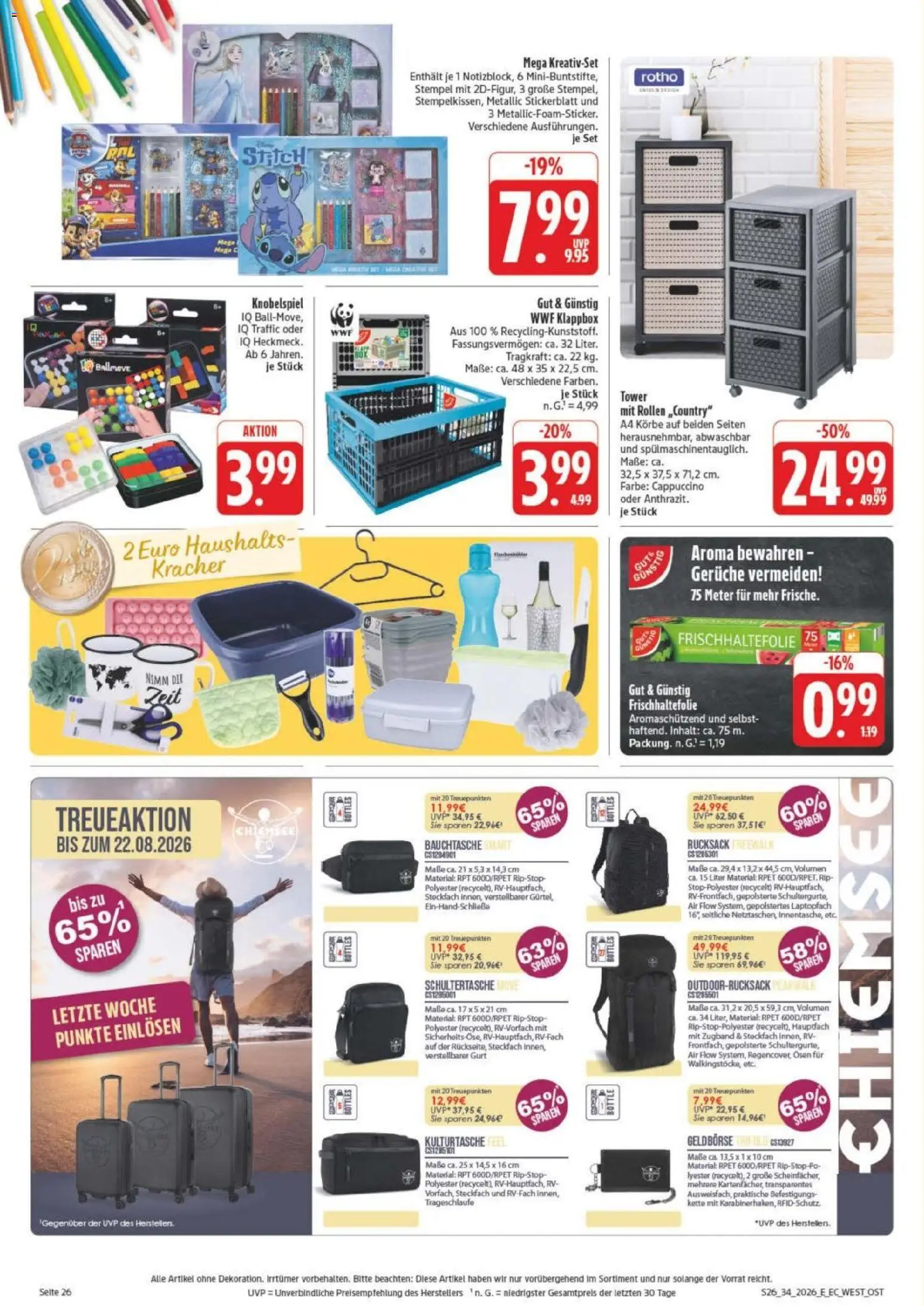 Edeka Prospekt Leipzig – gültig ab 17.08.2026 | Seite: 34 | Produkte: Rucksack