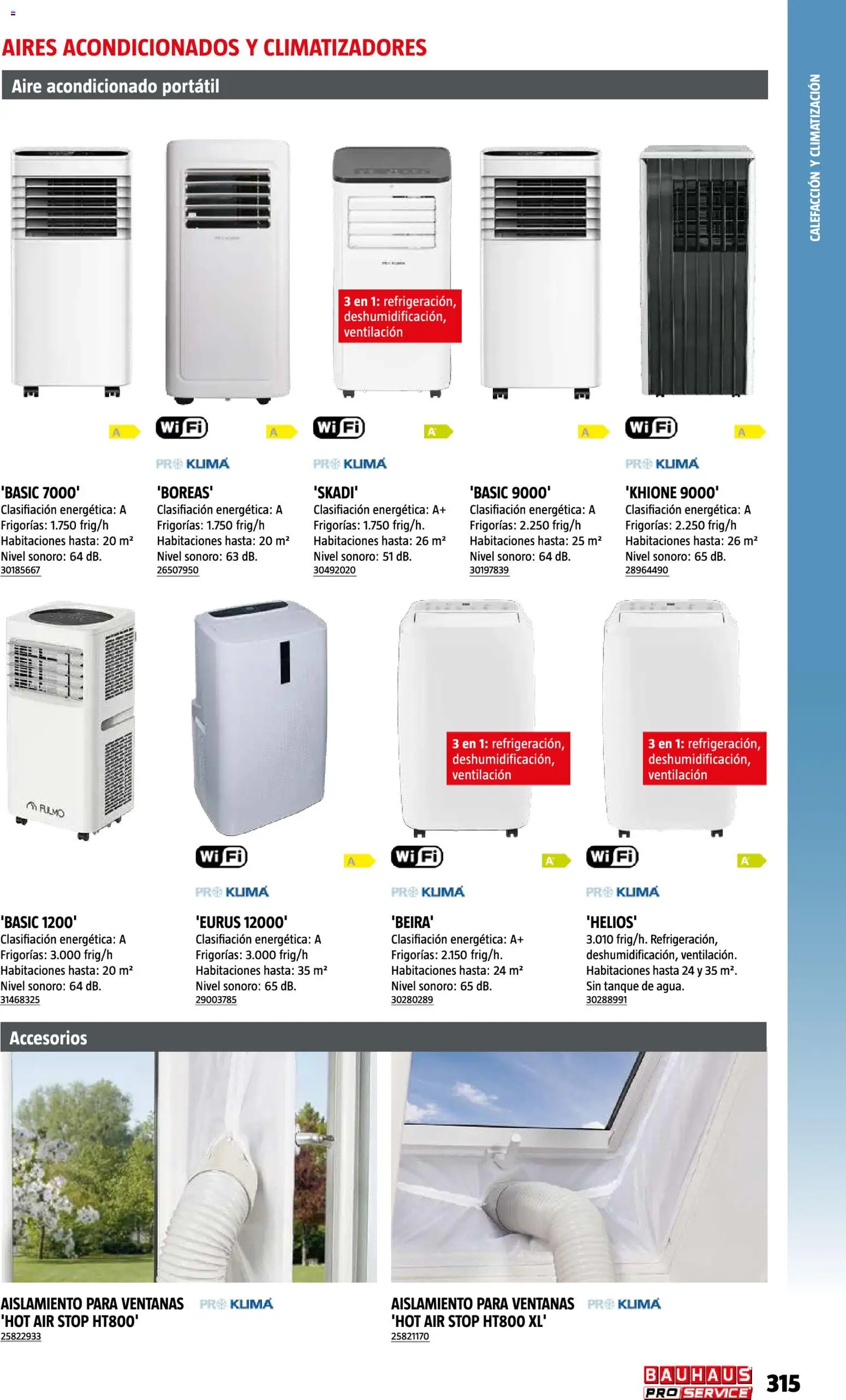 Bauhaus ProService │ válido desde el 11/05/2026 | Página: 315 | Productos: Portátil, Aire acondicionado
