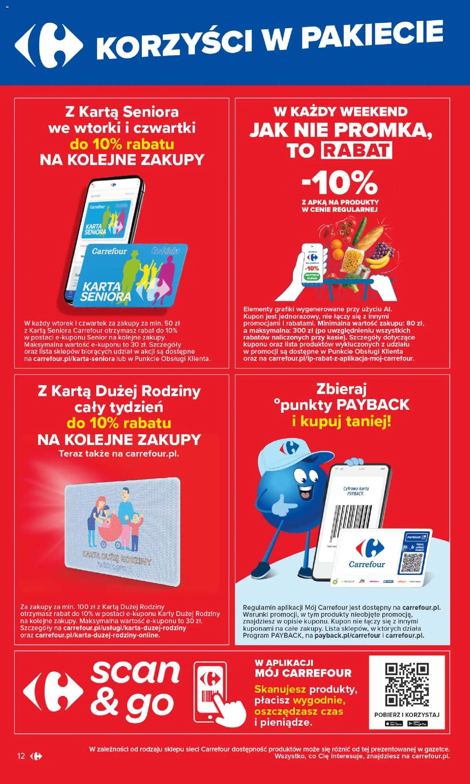 Carrefour gazetka - Warszawa od 24.08.2026 | Strona: 12 | Produkty: Karta