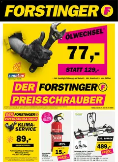 Forstinger Flugblatt ab 22.07.2026 gültig