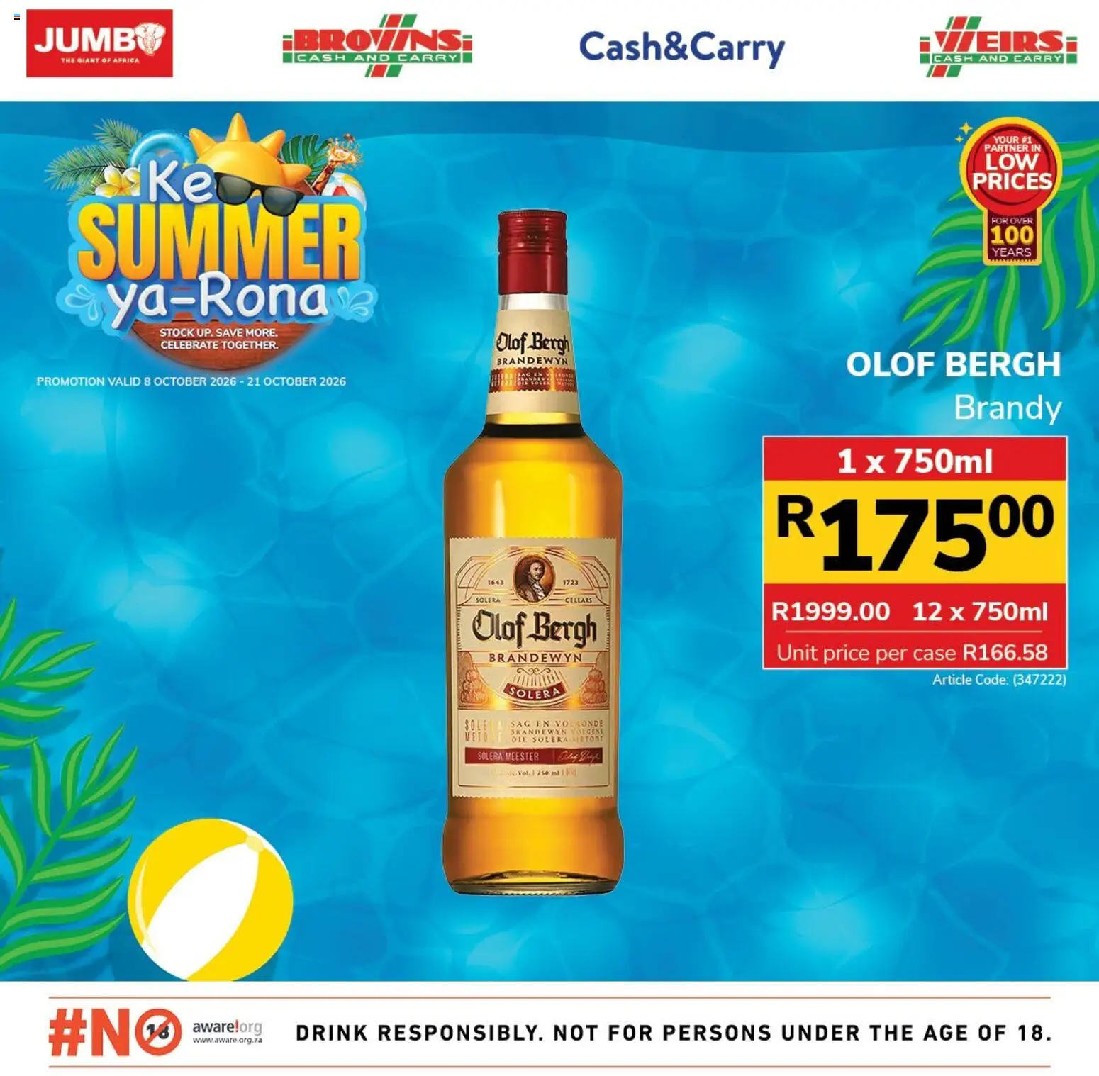 New Jumbo catalogue – valid from 08/10/2026 | Page: 13 | Products: Case, Brandy, Stock