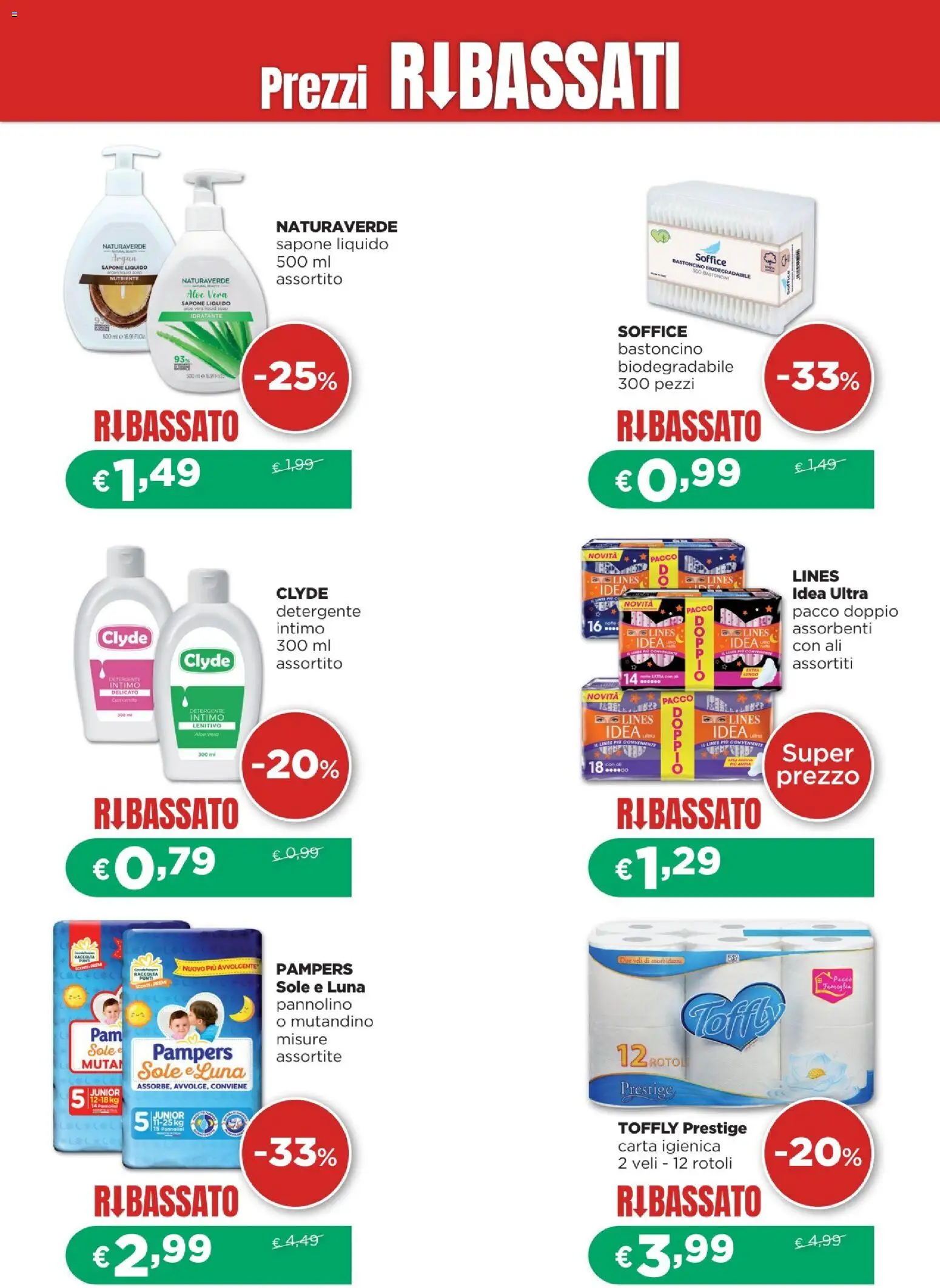 Volantino La Saponeria del 04/09/2026 | Pagina: 2 | Prodotti: Pannolini, Sapone, Pampers, Aloe vera