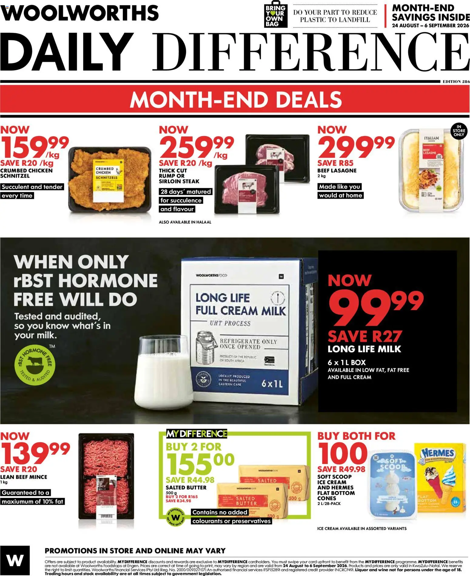 New Woolworths catalogue – valid from 24/08/2026 | Page: 12 | Products: Steak, Box, Chicken, Stock