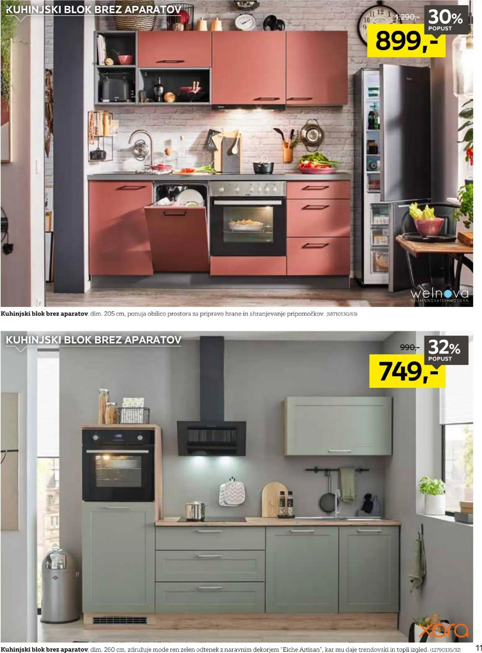 Novi XXXL Lesnina katalog ponudbe – veljaven od 29.06.2026 | Stran: 11 | Izdelki: Blok