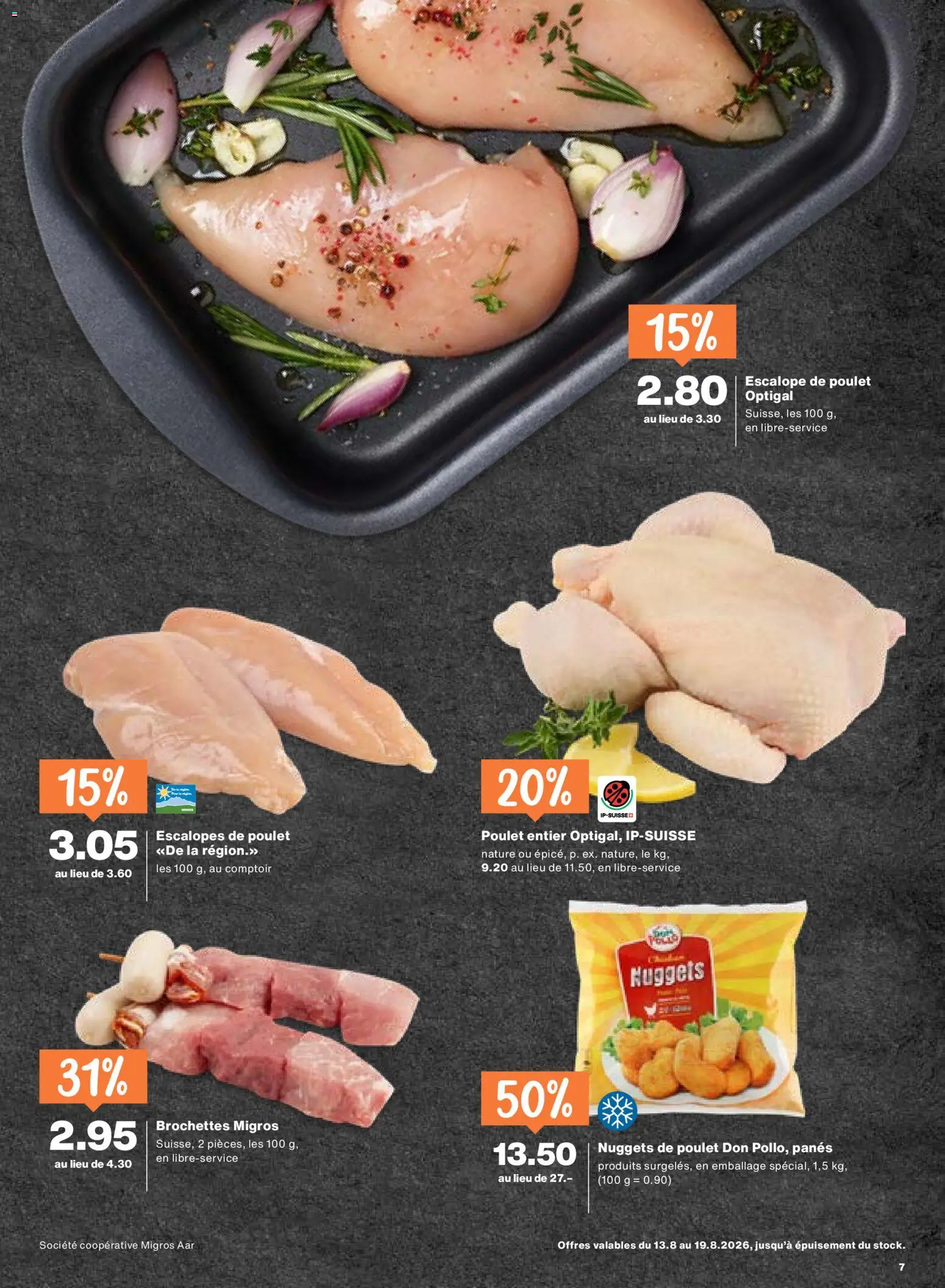 Migros aktionen FR – gültig ab 13.08.2026 | Seite: 7