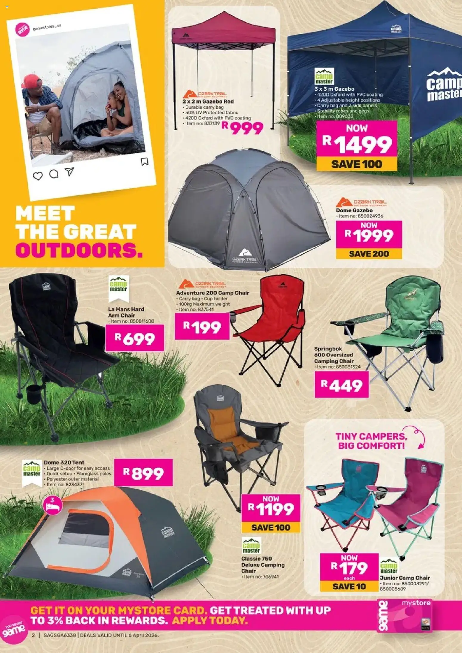 Game - Eastering Like Isterring valid from 05/03/2026 | Page: 2 | Products: Camping chair, Chair, Weight, Game