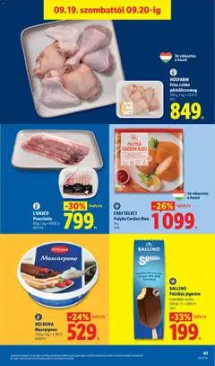 MILBONA Mascarpone, Mascarpone - amely érvényes a következő dátumtól: 2026.09.17. | Oldal: 41