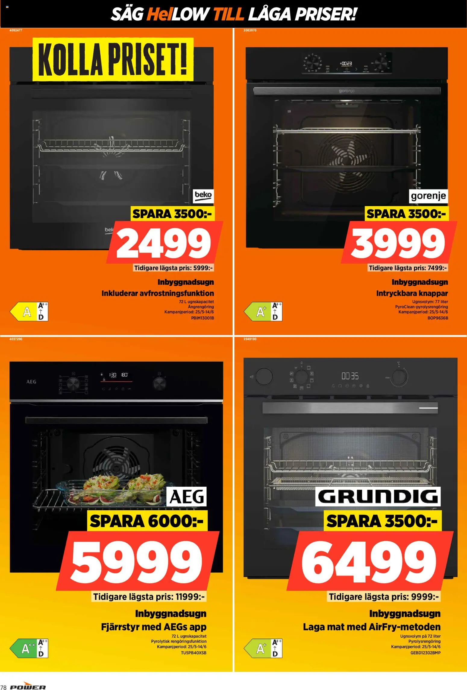 Power reklamblad aktuell från 01.06.2026 | Sida: 78 | Produkter: Såg
