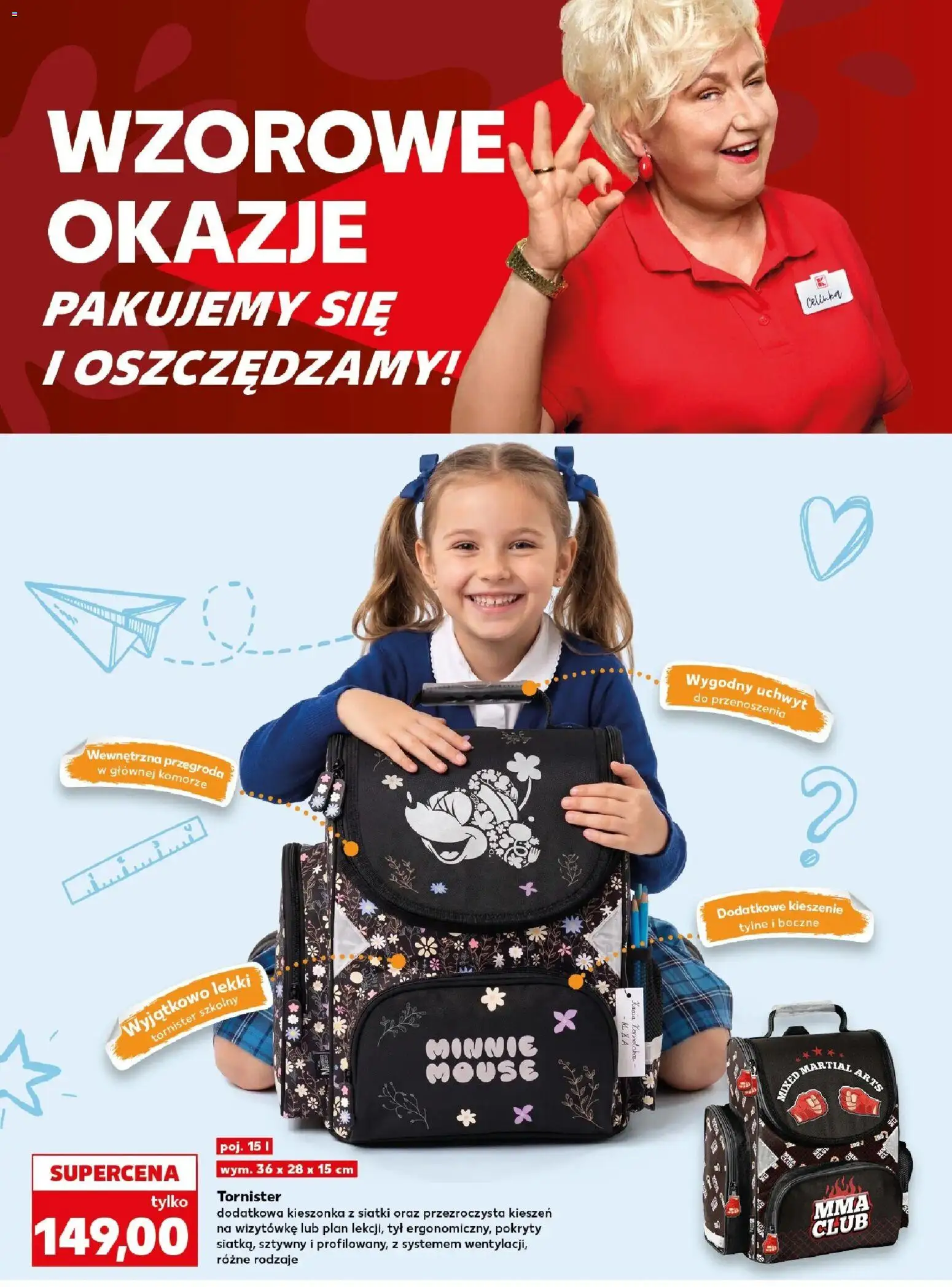 Kaufland gazetka - Katalog artykułów szkolnych od 16.07.2026 | Strona: 28 | Produkty: Plecak