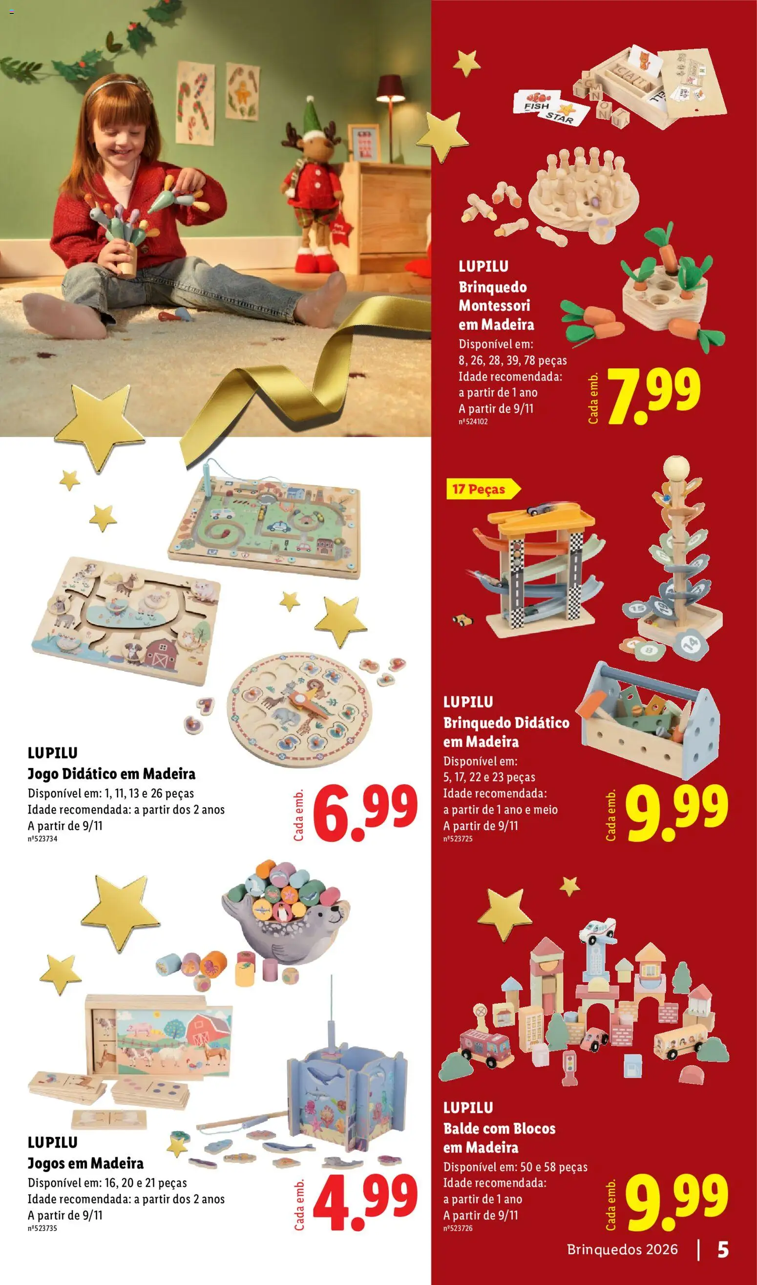 Lidl Folheto Especial Brinquedos │ válido de 26/10/2026 | Página: 5 | Produtos: Jogos, Balde, Brinquedos