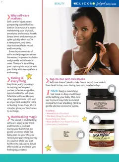 Clicks specials catalogue – valid from 01.05.2026 | Page: 65 | Products: Bath, Oil, Conditioner, Hair mask
