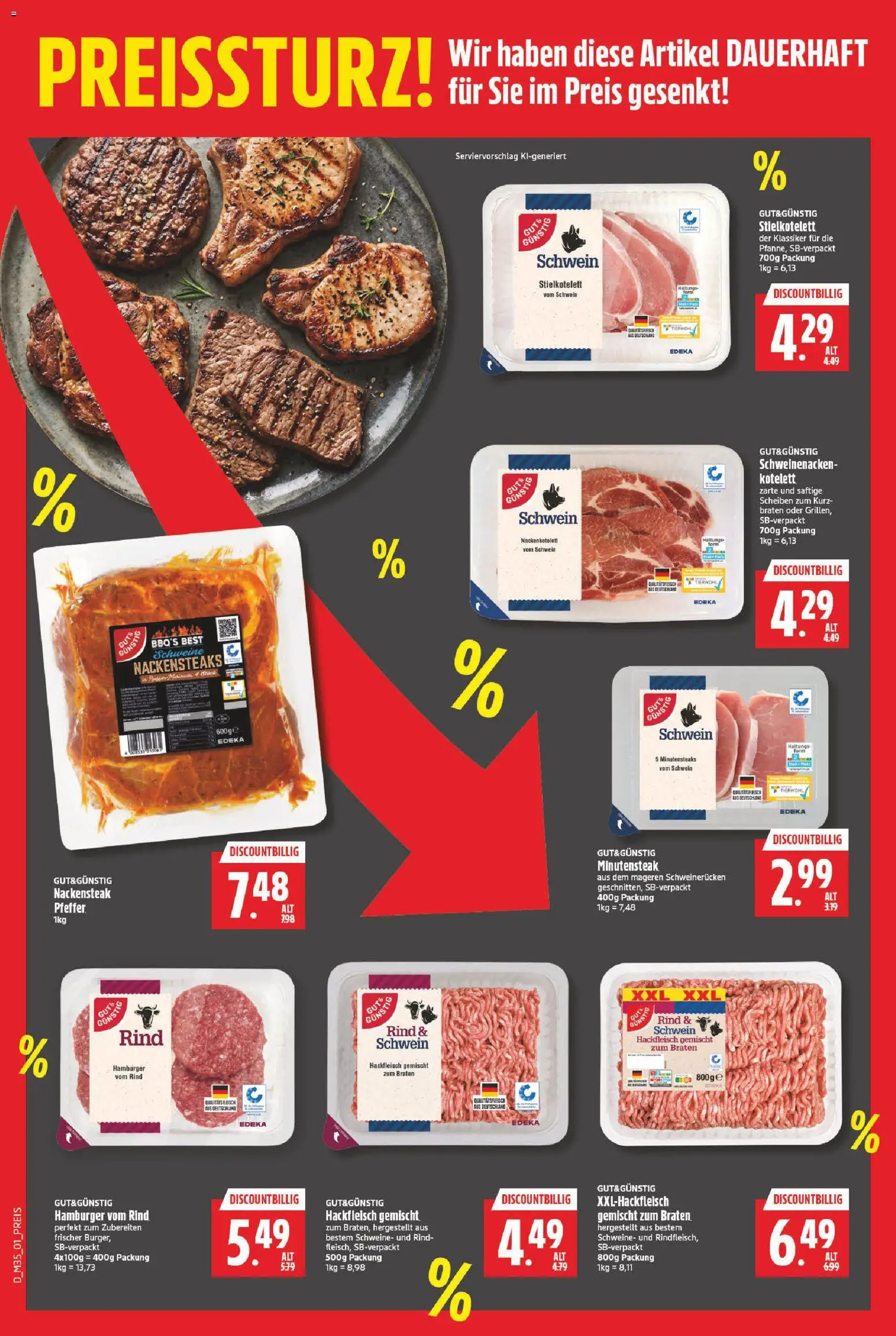 Marktkauf Prospekt – gültig ab 24.08.2026 | Seite: 4 | Produkte: Schweinenacken, Pfeffer, Schweinerucken, Fleisch