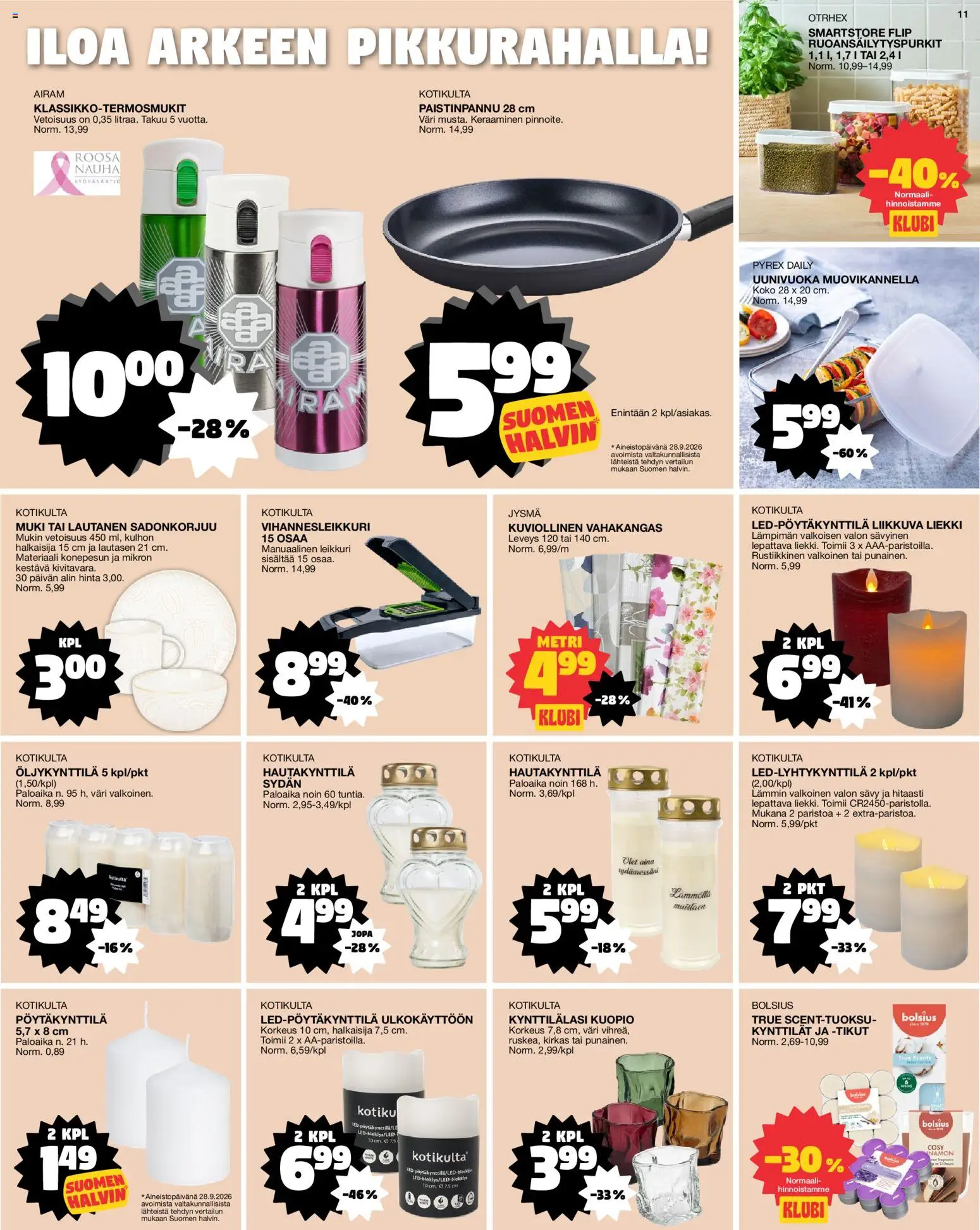 Tokmanni tarjoukset – voimassa 12/10/2026 alkaen | Sivu: 11