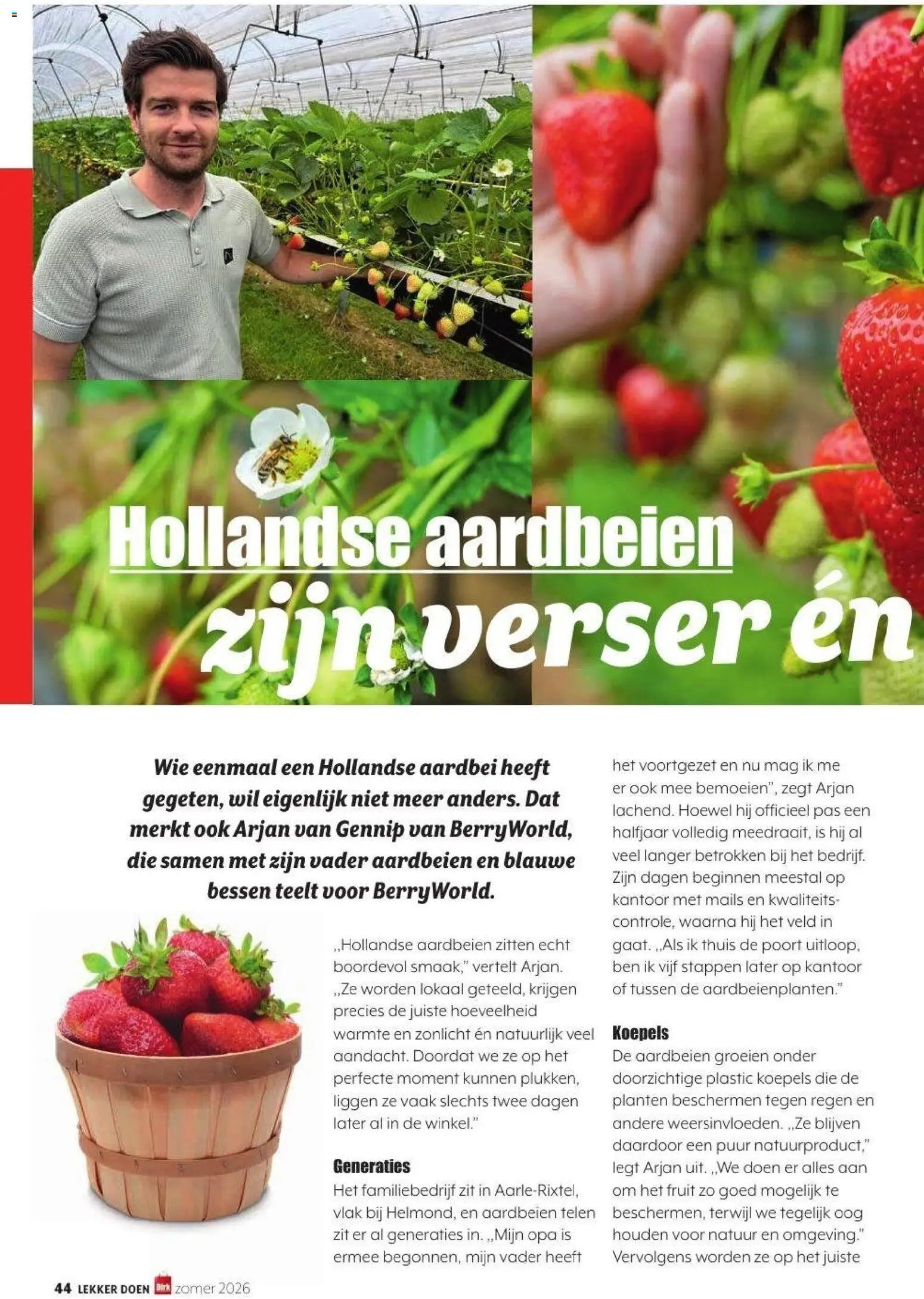 {H1} | Pagina: 44 | Producten: Aardbeien, Fruit, Aardbei