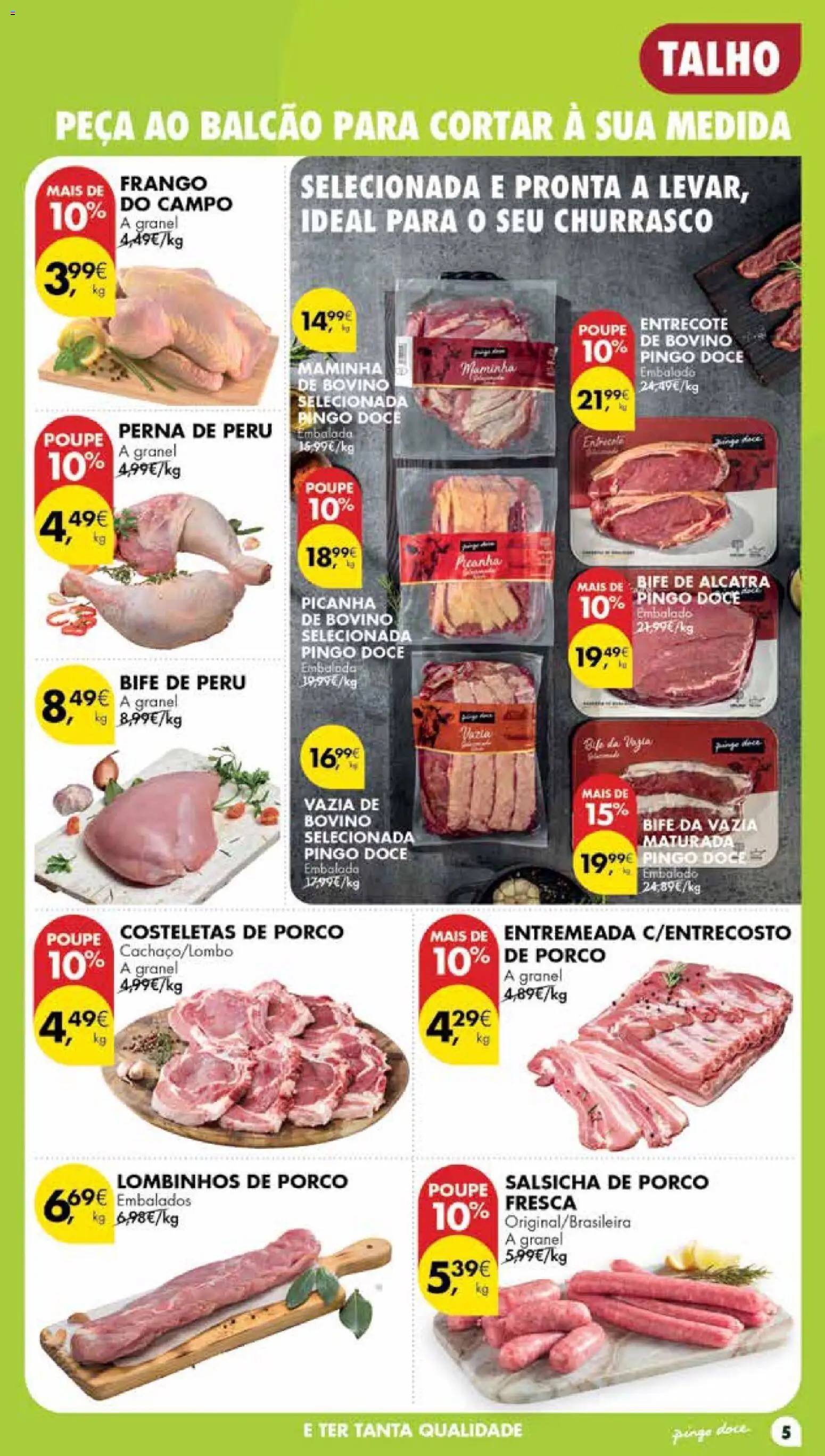 Pingo Doce Poupe Esta Semana Madeira │ válido de 14/07/2026 | Página: 5 | Produtos: Frango, Peru, Salsicha
