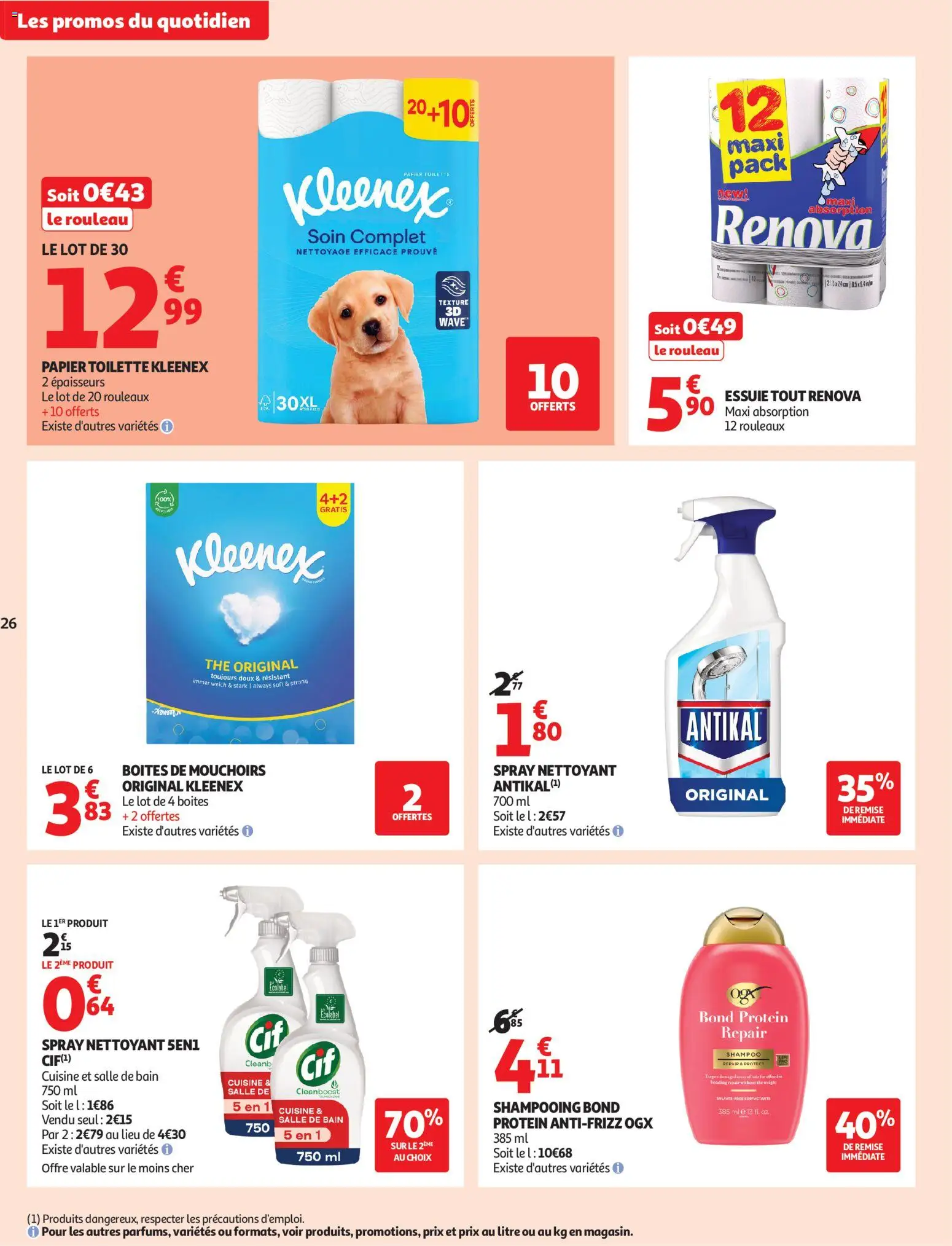 {H1} | Pagina: 26 | Producten: Papier, Shampoo