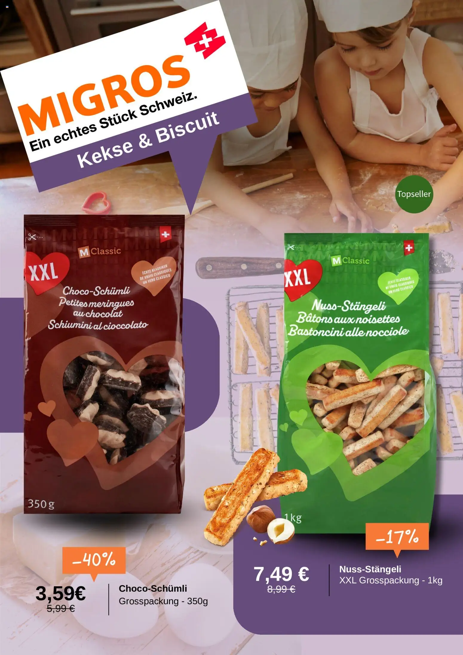 Migros Prospekt – gültig ab 22.09.2026 | Seite: 3 | Produkte: Kekse