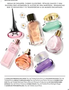 Vista previa Oriflame - Catálogo Campaña 14 válido desde el 07/10/2026 | Página: 75 | Productos: Eau de toilette, Flores, Té, Eau de parfum