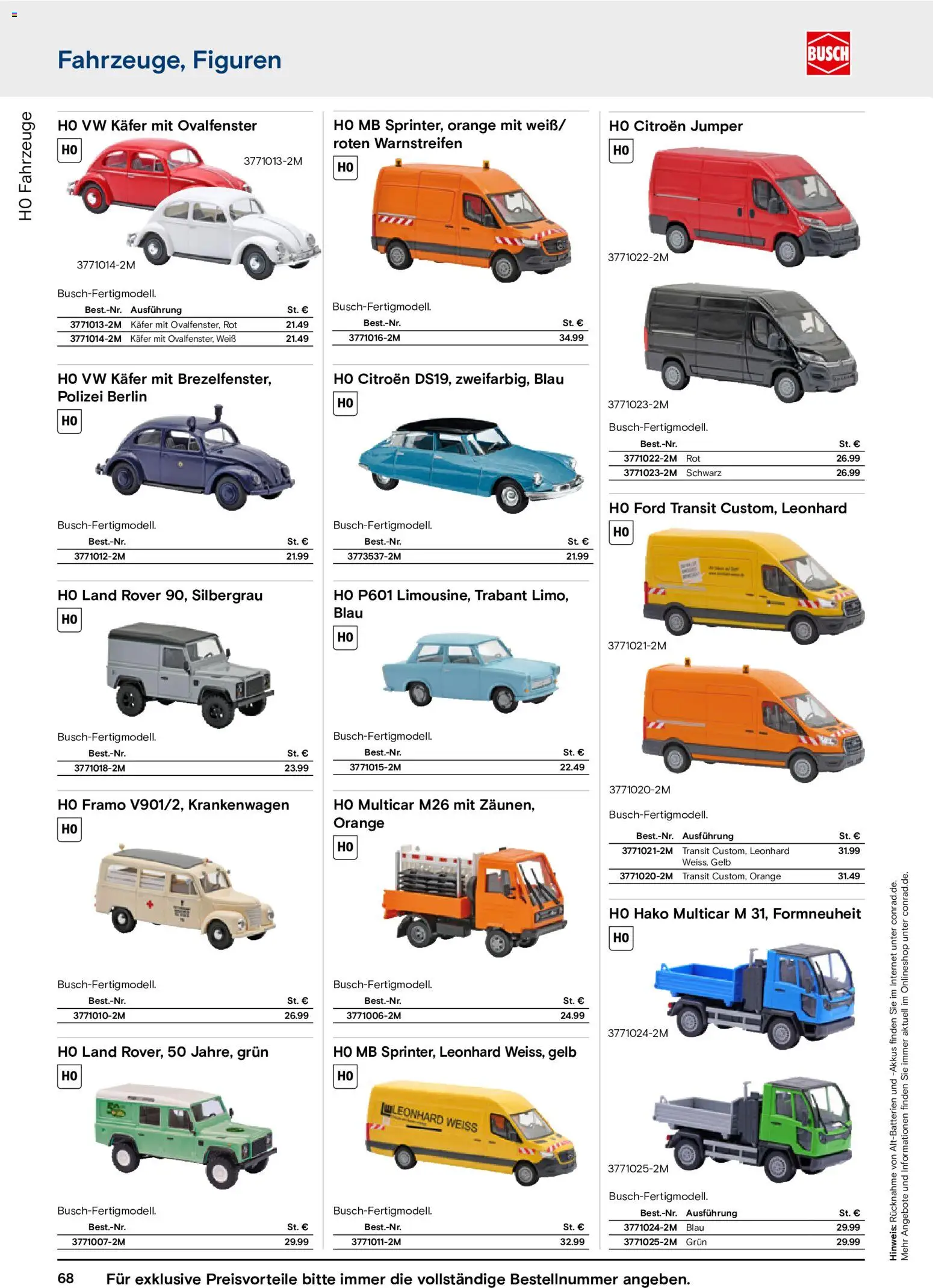 Conrad Modellbahn Katalog – gültig ab 07.09.2026 | Seite: 72