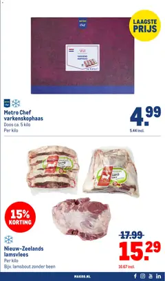 Makro folder - Voorbeeld van een folder van Makro, geldig van 26-08-2026 | Pagina: 27 | Producten: Varkensvlees, Lamsvlees