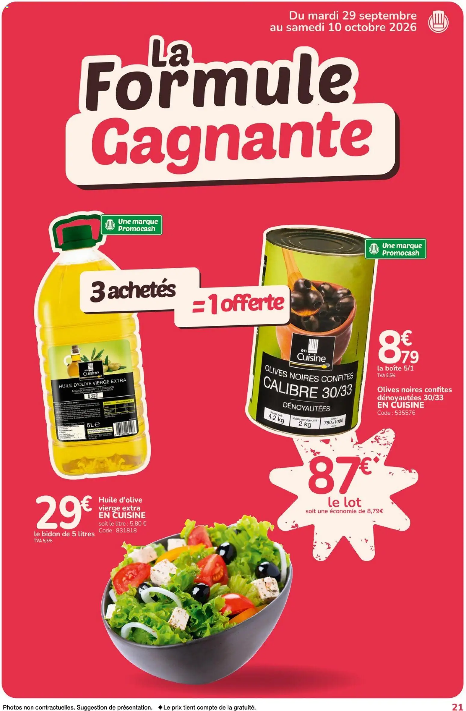 {H1} | Page: 21 | Produits: Huile d'olive vierge, Poids, Huile d'olive vierge extra, Huile
