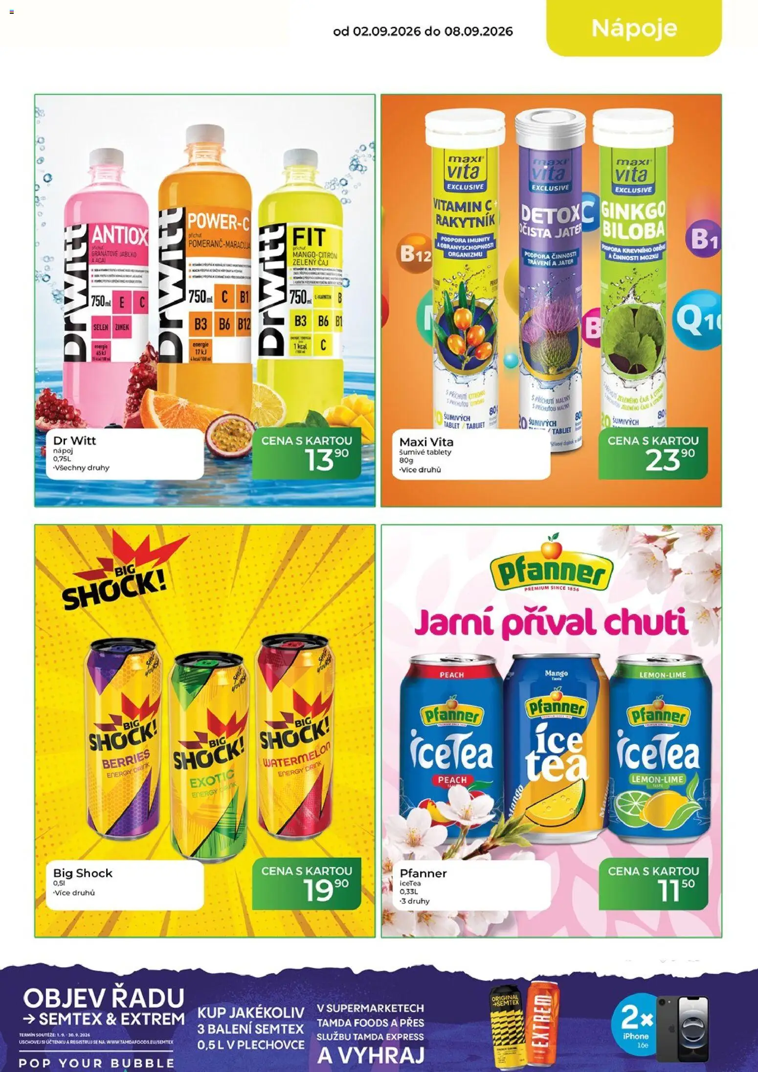 Tamda Foods leták od 02.09.2026 | Strana: 11 | Produkty: Šumivé tablety, Tablet, Nápoje, Iphone