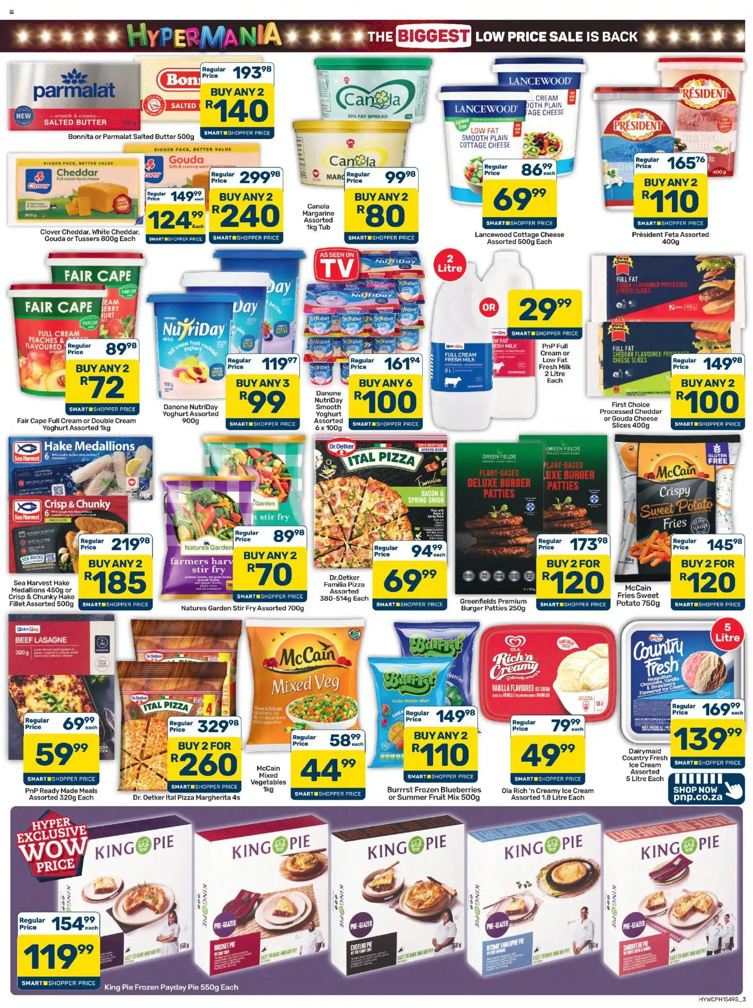 New Pick n Pay catalogue – valid from 25/09/2026 | Page: 3 | Products: Cream cream, Cheddar, Vegetables, Pepper