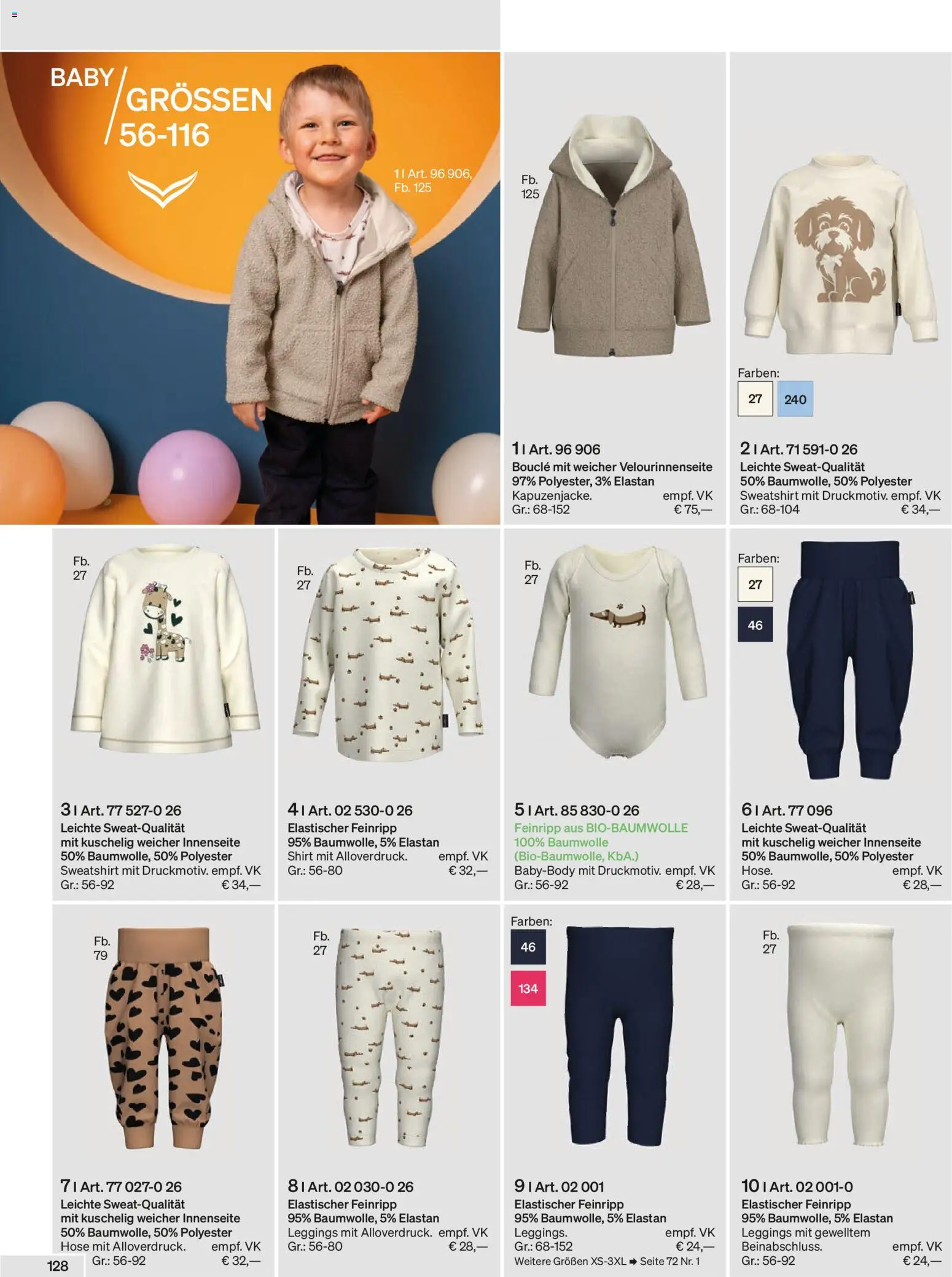 Trigema Prospekt – gültig ab 01.09.2026 | Seite: 129 | Produkte: Shirt, Sweatshirt, Hose, Leggings