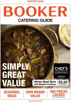 Preview of Booker Wholesale - Winter Catering News 2026 valid from 07.01.2026