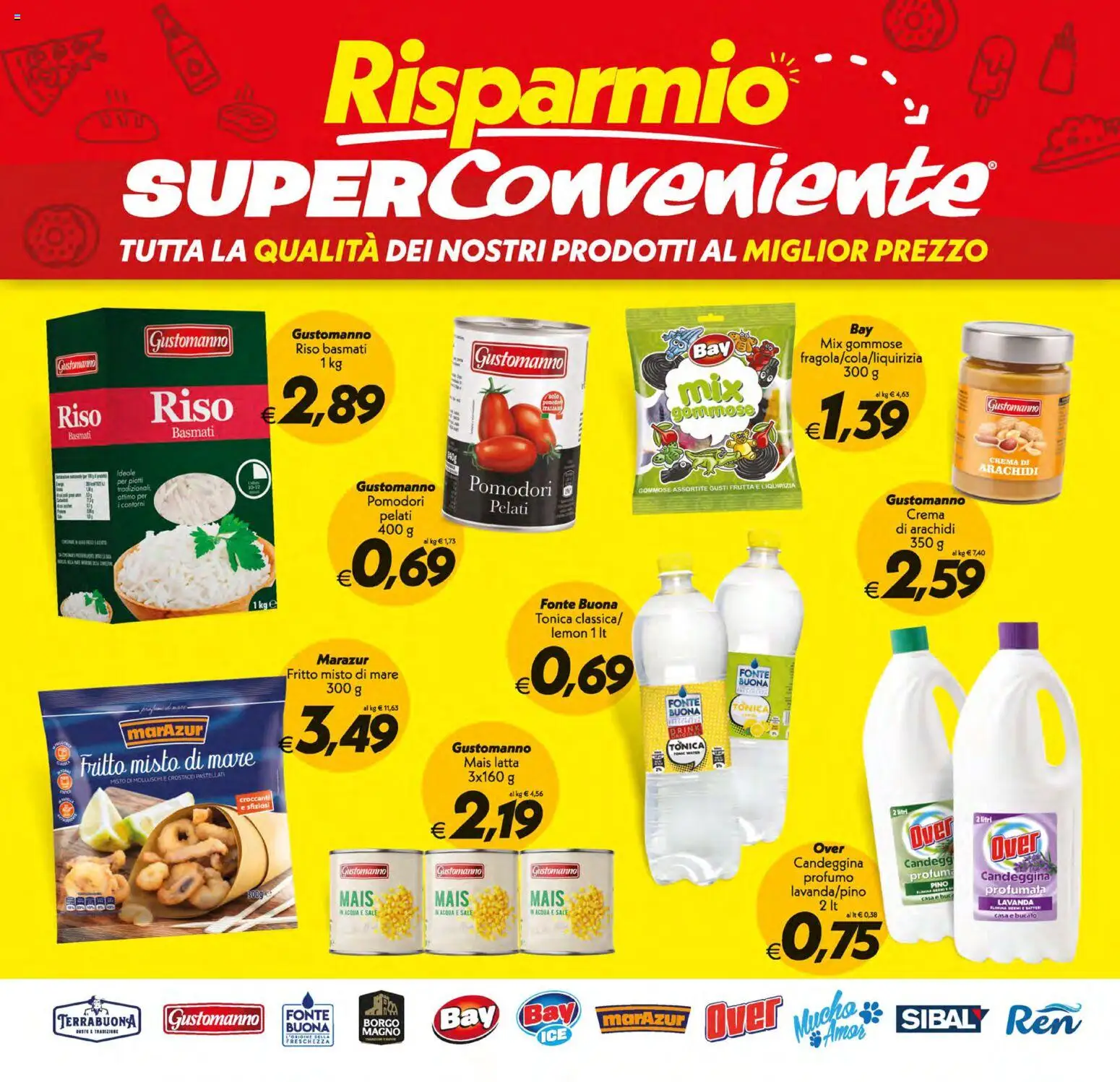 Volantino SuperConveniente del 09.06.2026 | Pagina: 11 | Prodotti: Crema, Mais, Arachidi, Profumo